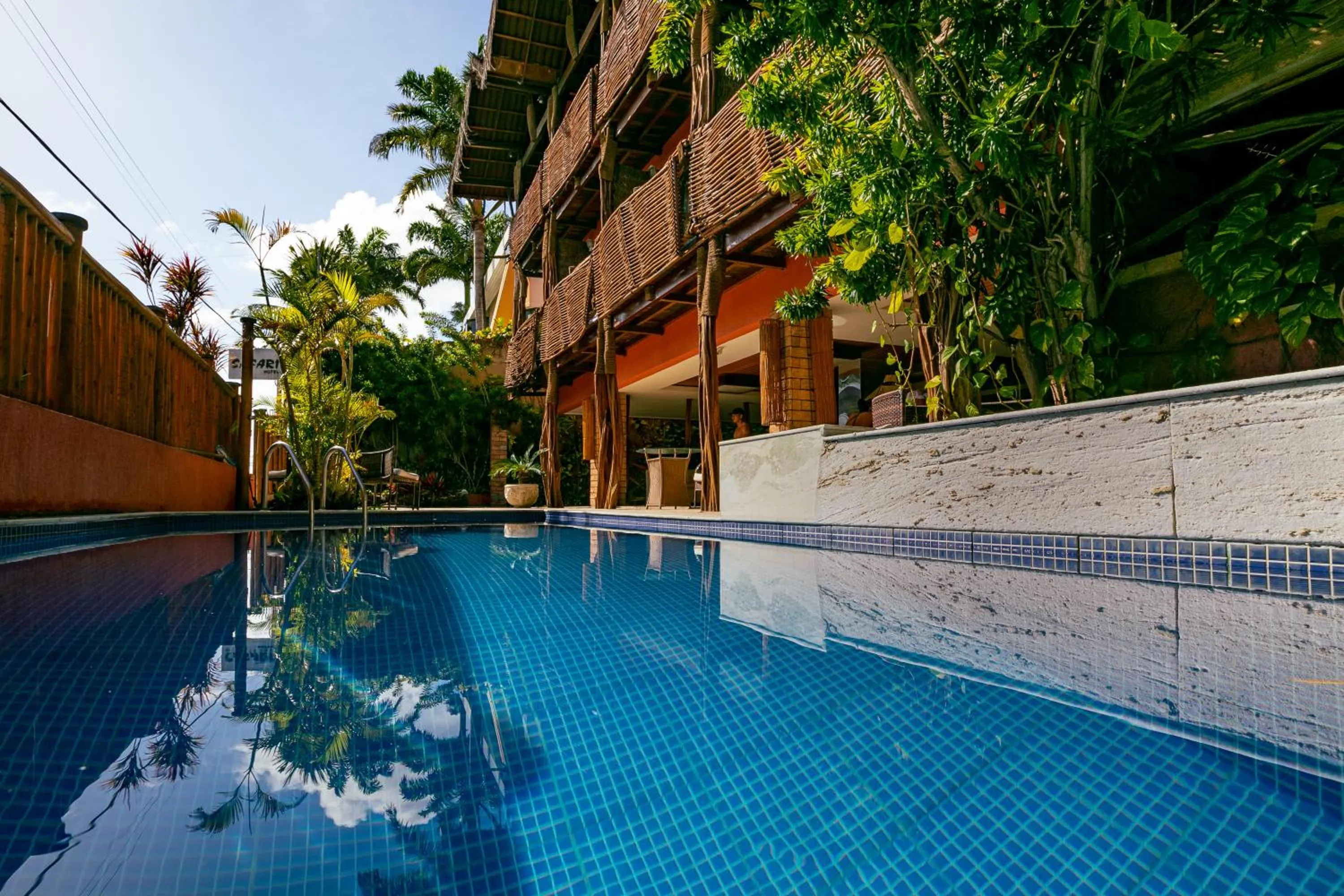 Pool view in Safari Natal Beach Hotel