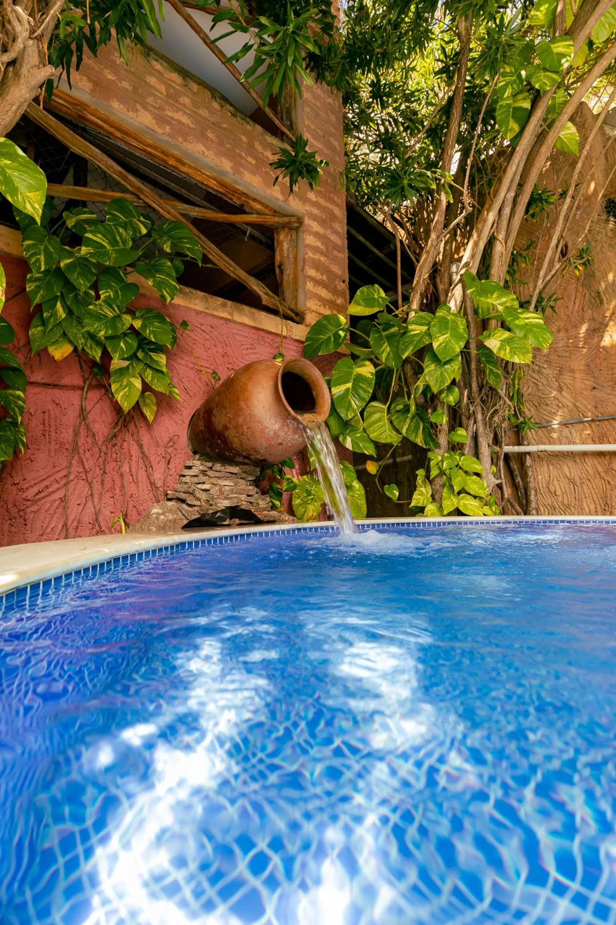 Pool view in Safari Natal Beach Hotel
