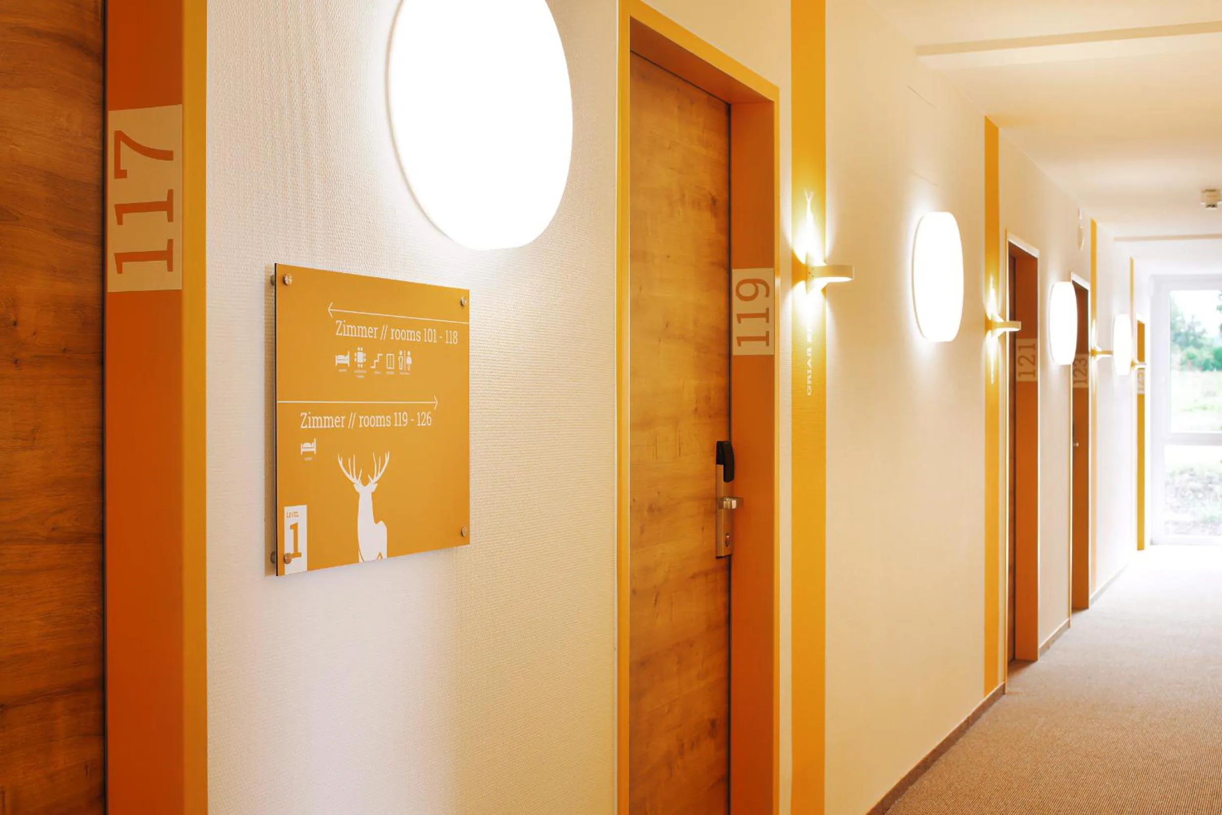 Decorative detail in Green Deer Bavarian Hotel