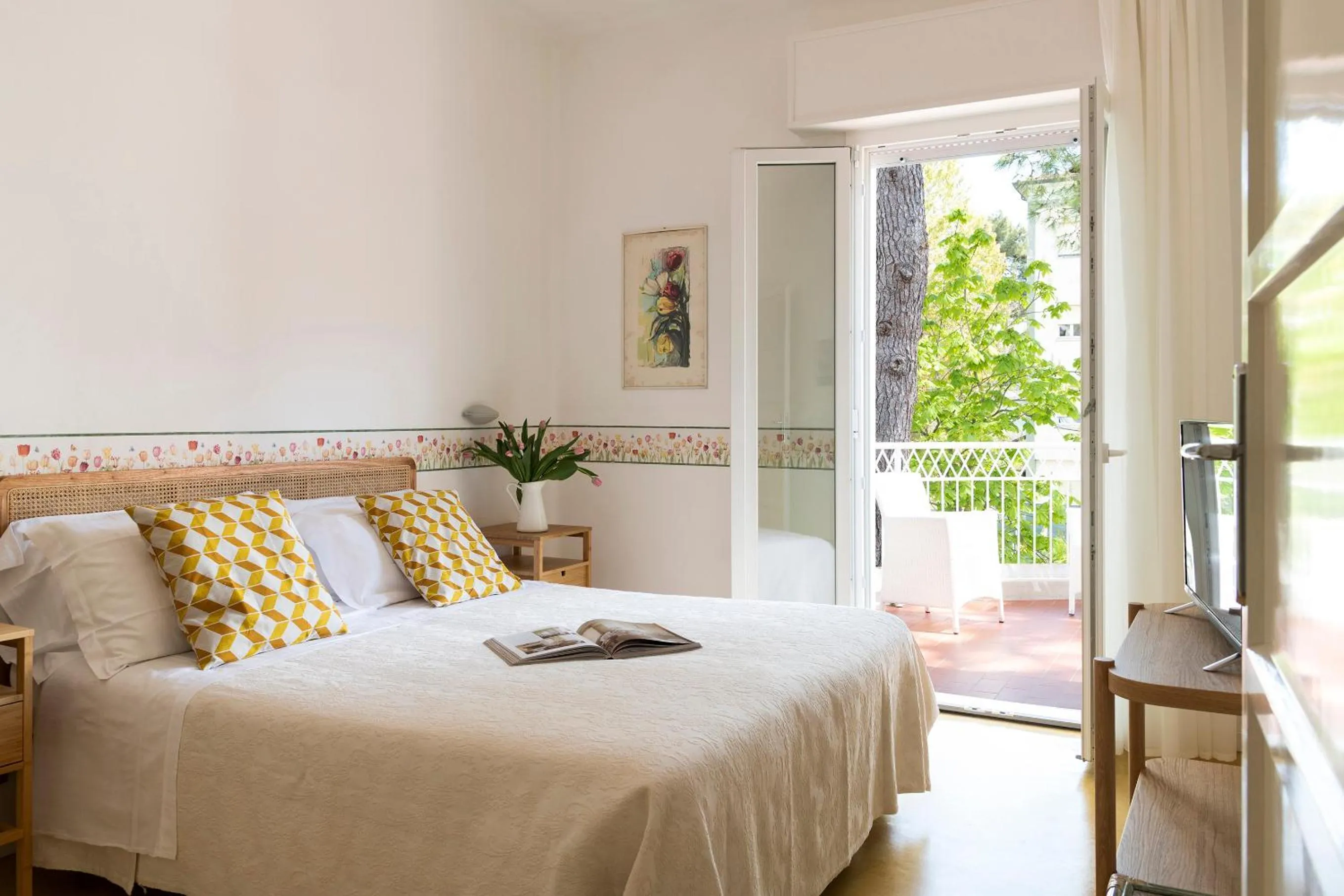 Balcony/Terrace, Bed in Villa Arizona