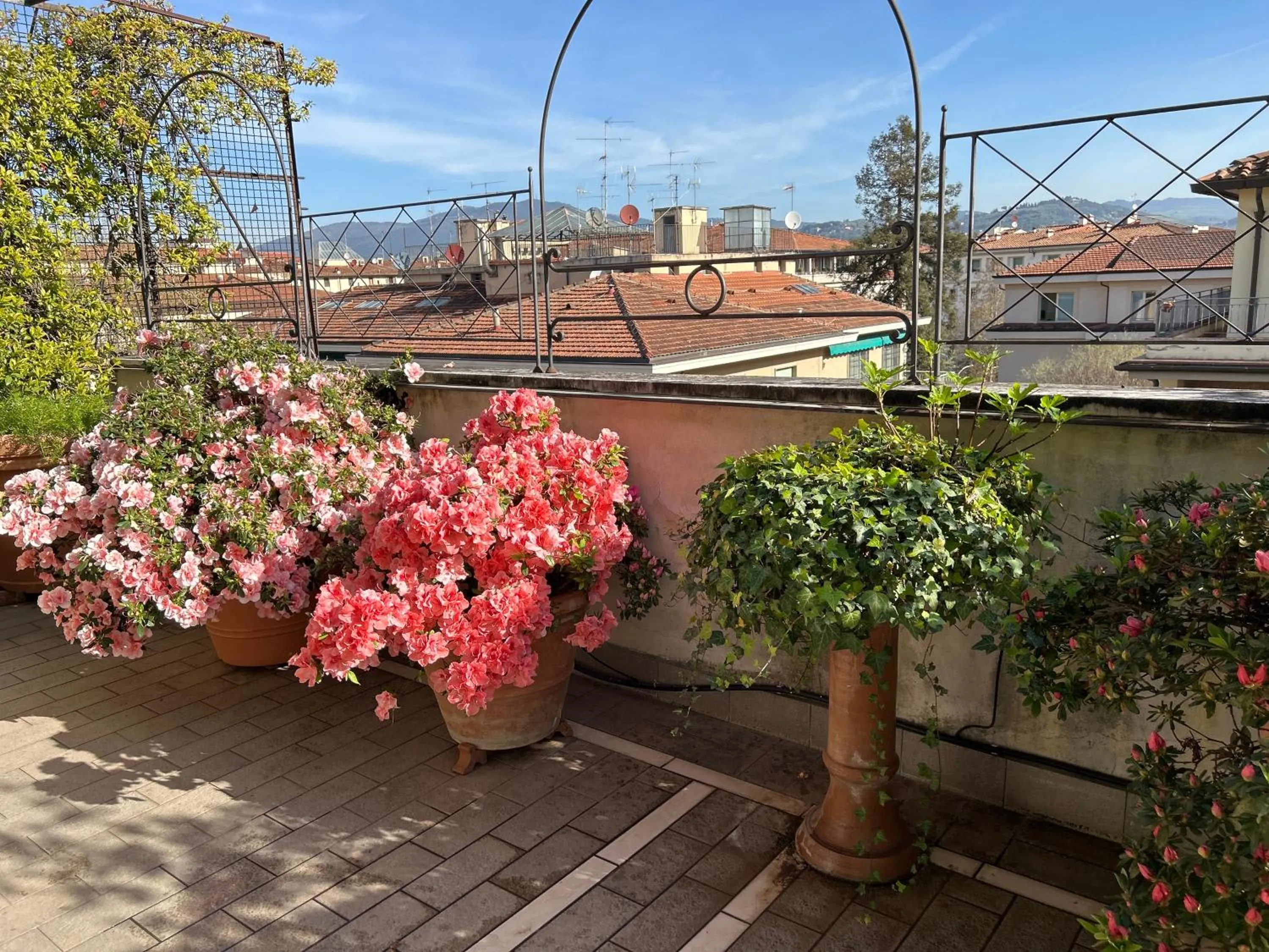 Balcony/Terrace in Cherubini Florence Residence