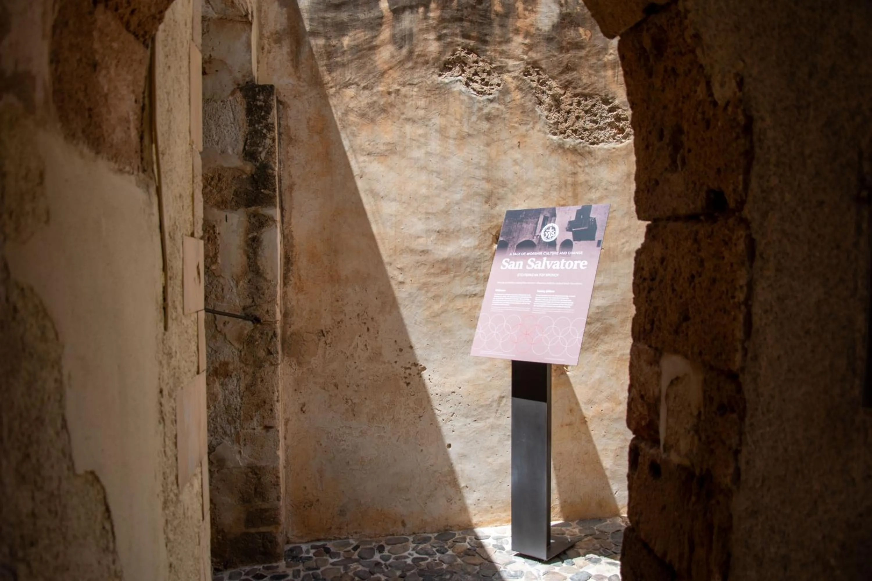 Facade/entrance in San Salvatore Monastery