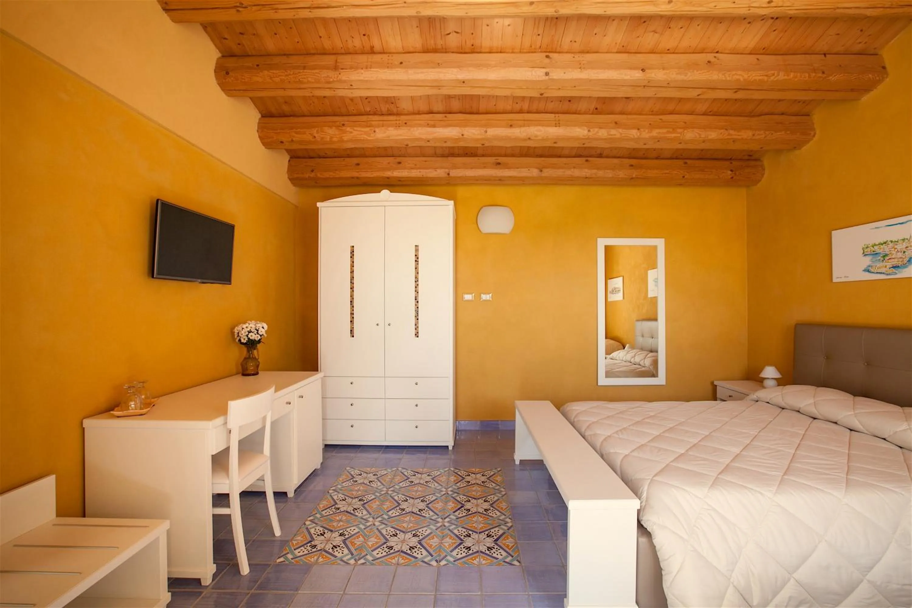 Bedroom, Bed in Hotel Casale Milocca