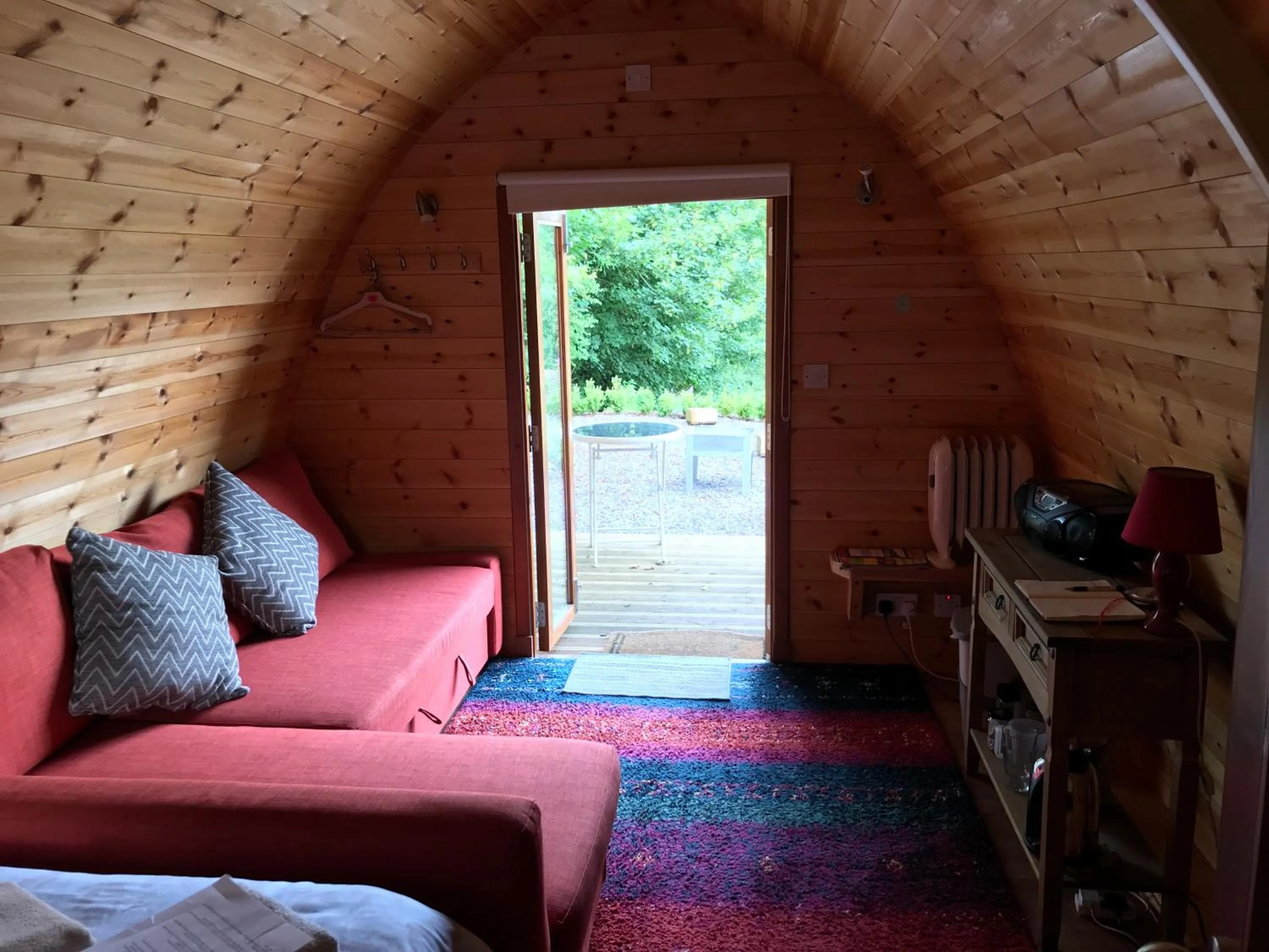 Garden view, Bed in Tig Lammax