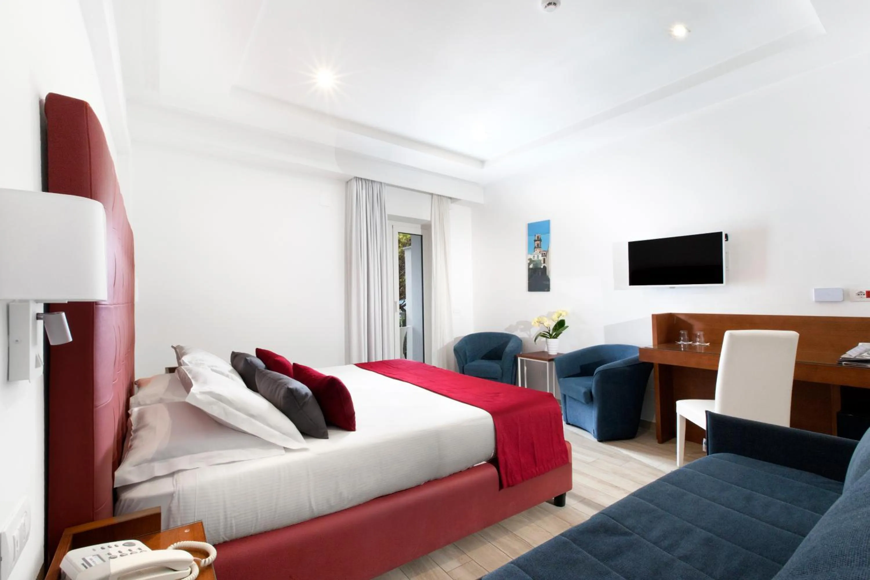 Bedroom, Bed in Hotel O Sole Mio