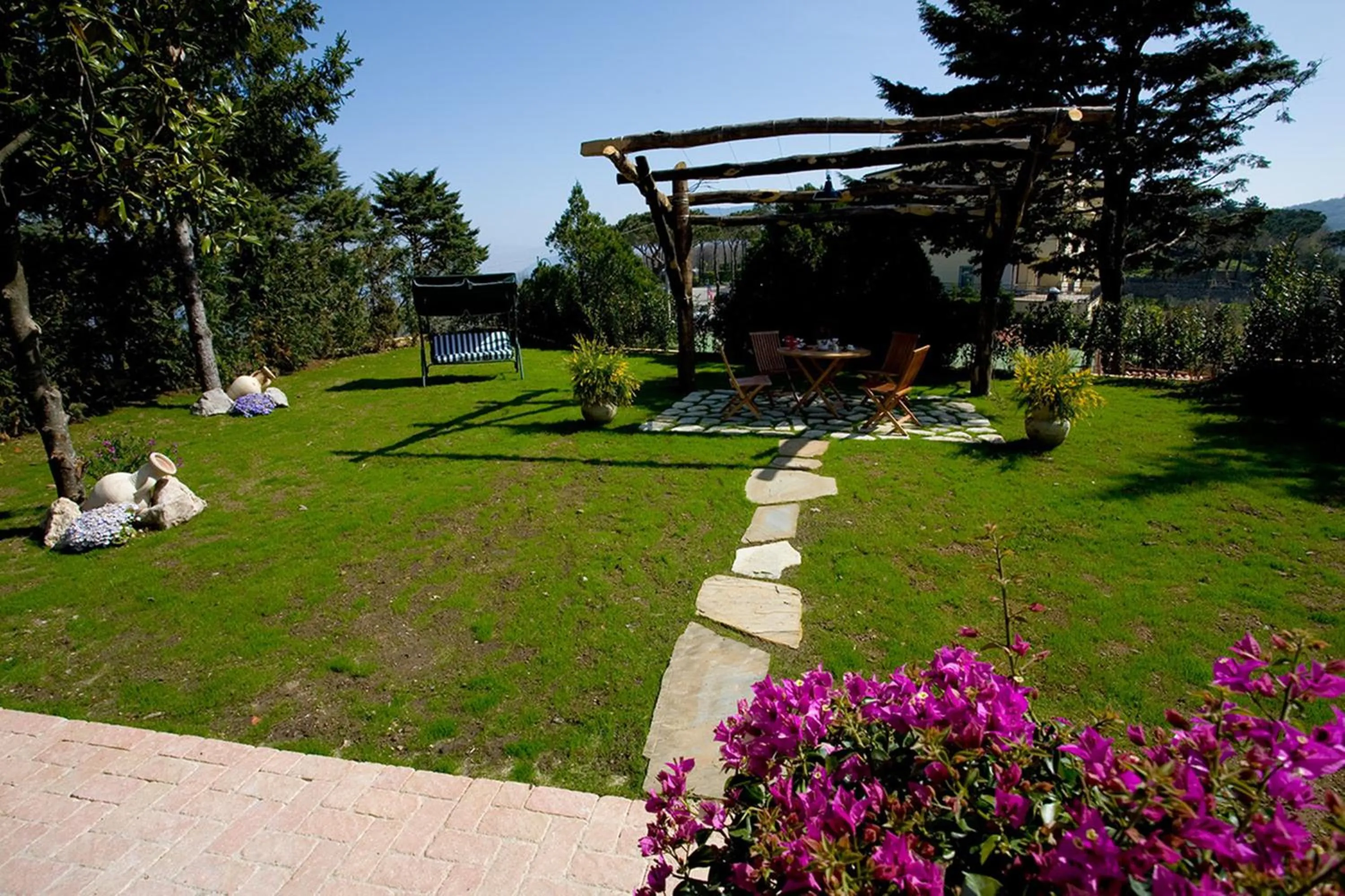 Garden in Hotel O Sole Mio