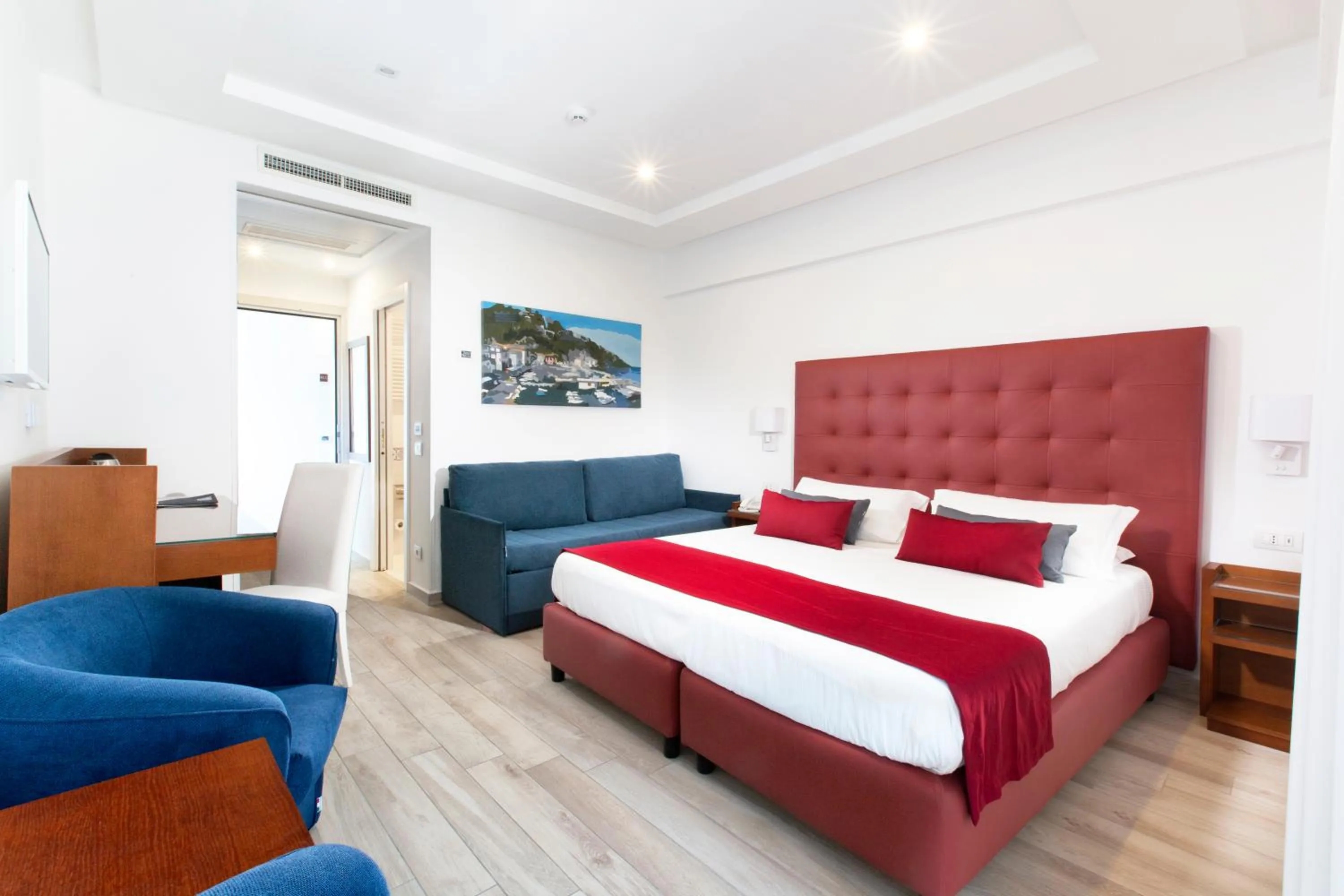 Bedroom, Bed in Hotel O Sole Mio