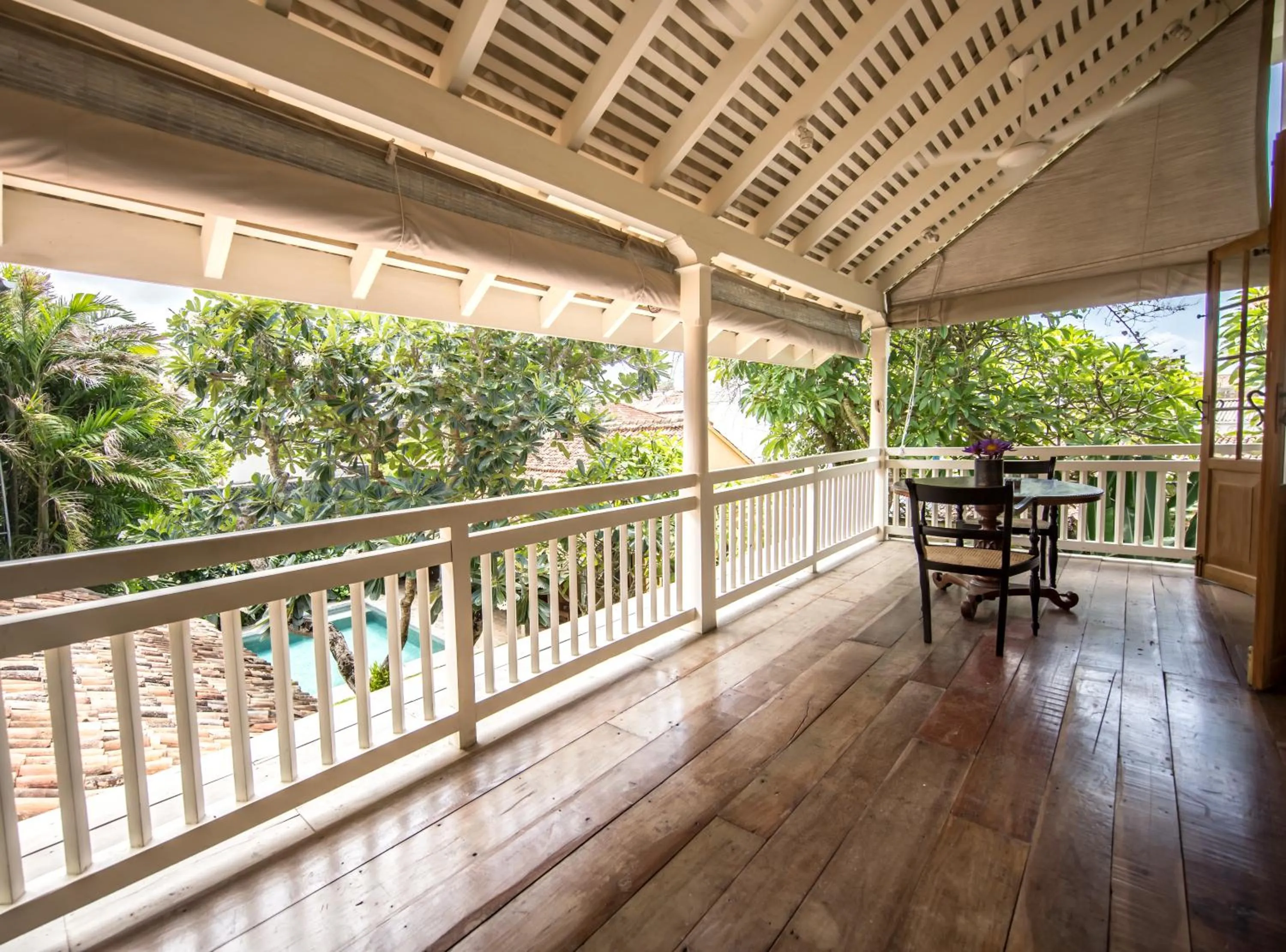 Balcony/Terrace in Taru Villas Rampart Street - Galle Fort