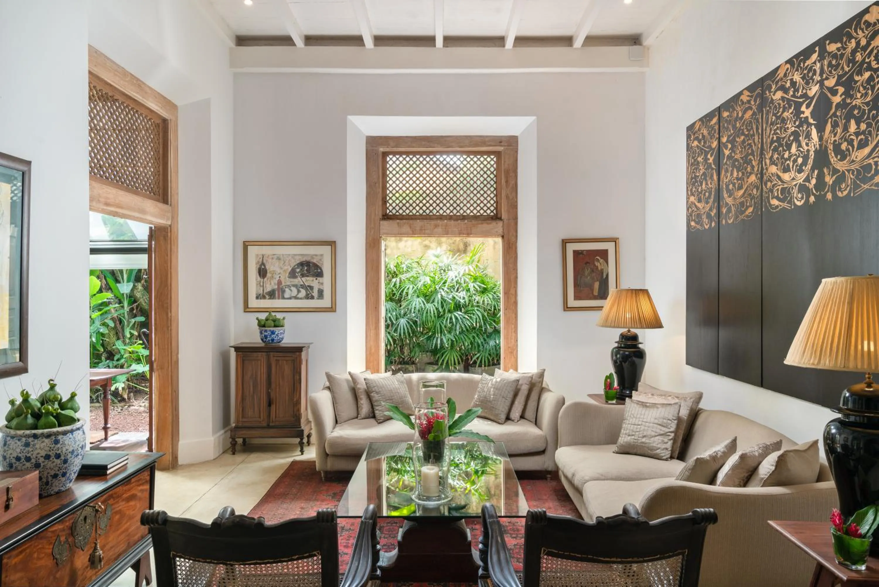 Living room in Taru Villas Rampart Street - Galle Fort