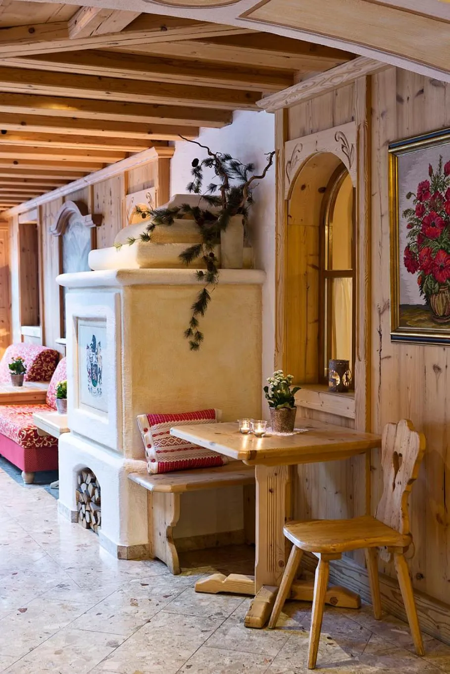 Lounge or bar, Bed in Hotel Auhof