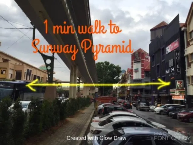 Street view in Mixx Express Hotel Sunway