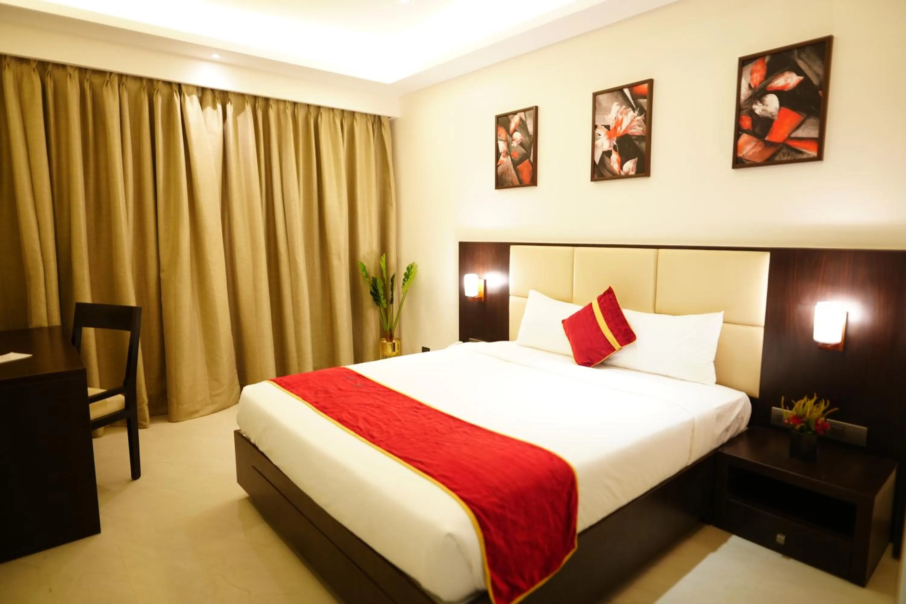 Bed in Hotel Grand Visava Lonavala