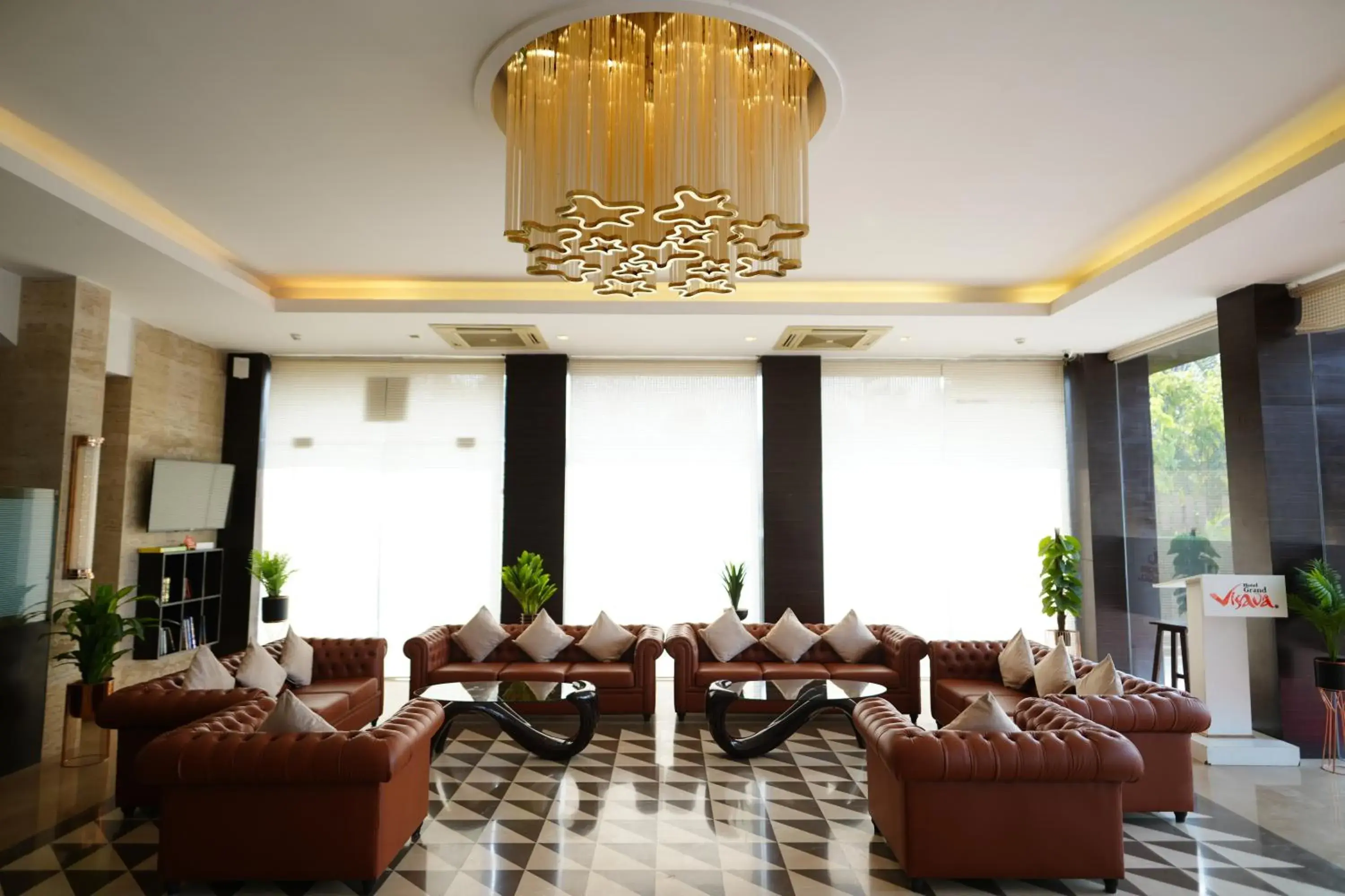 Lobby or reception in Hotel Grand Visava Lonavala Lobby or reception in Hotel Grand Visava Lonavala
