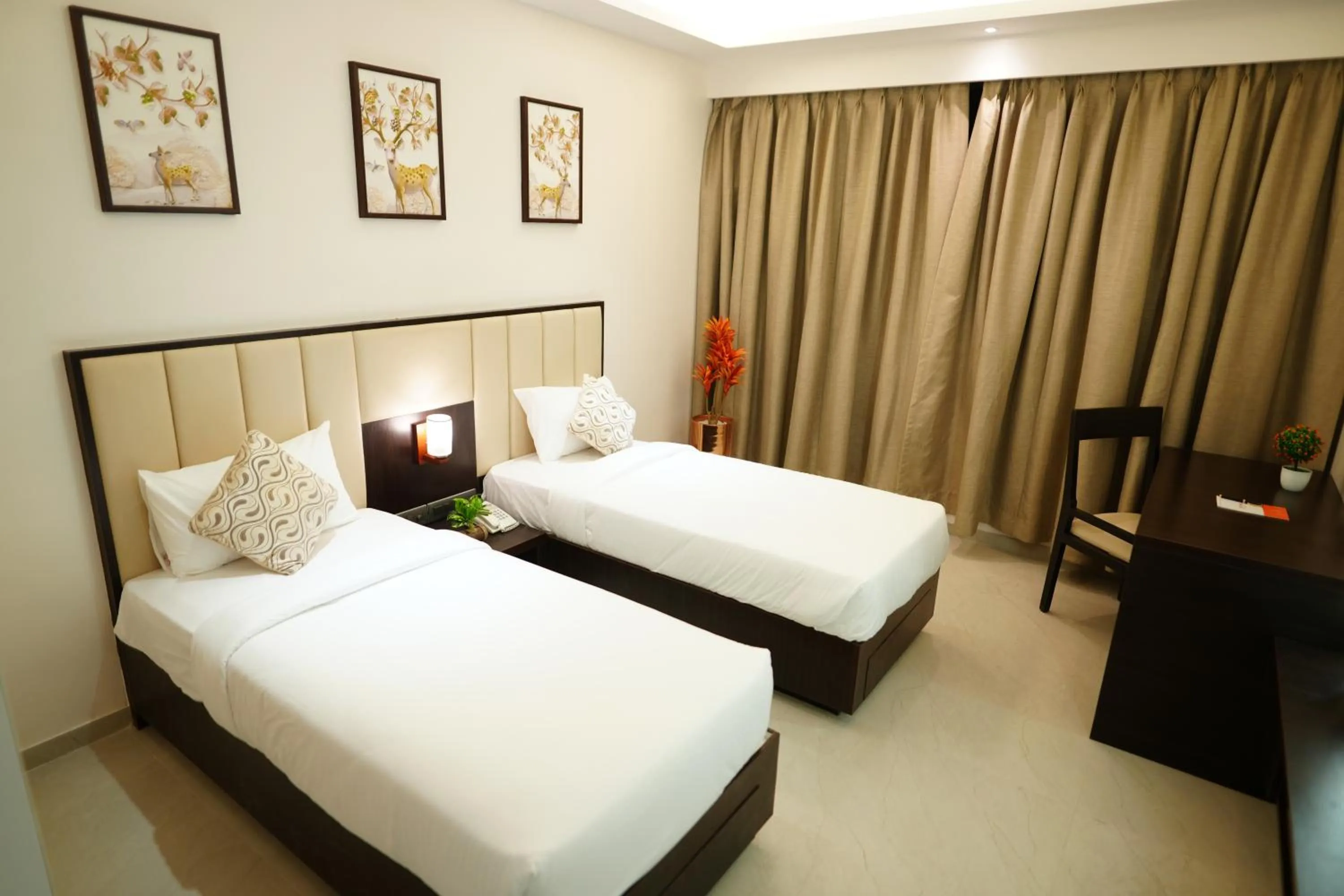 Bed in Hotel Grand Visava Lonavala