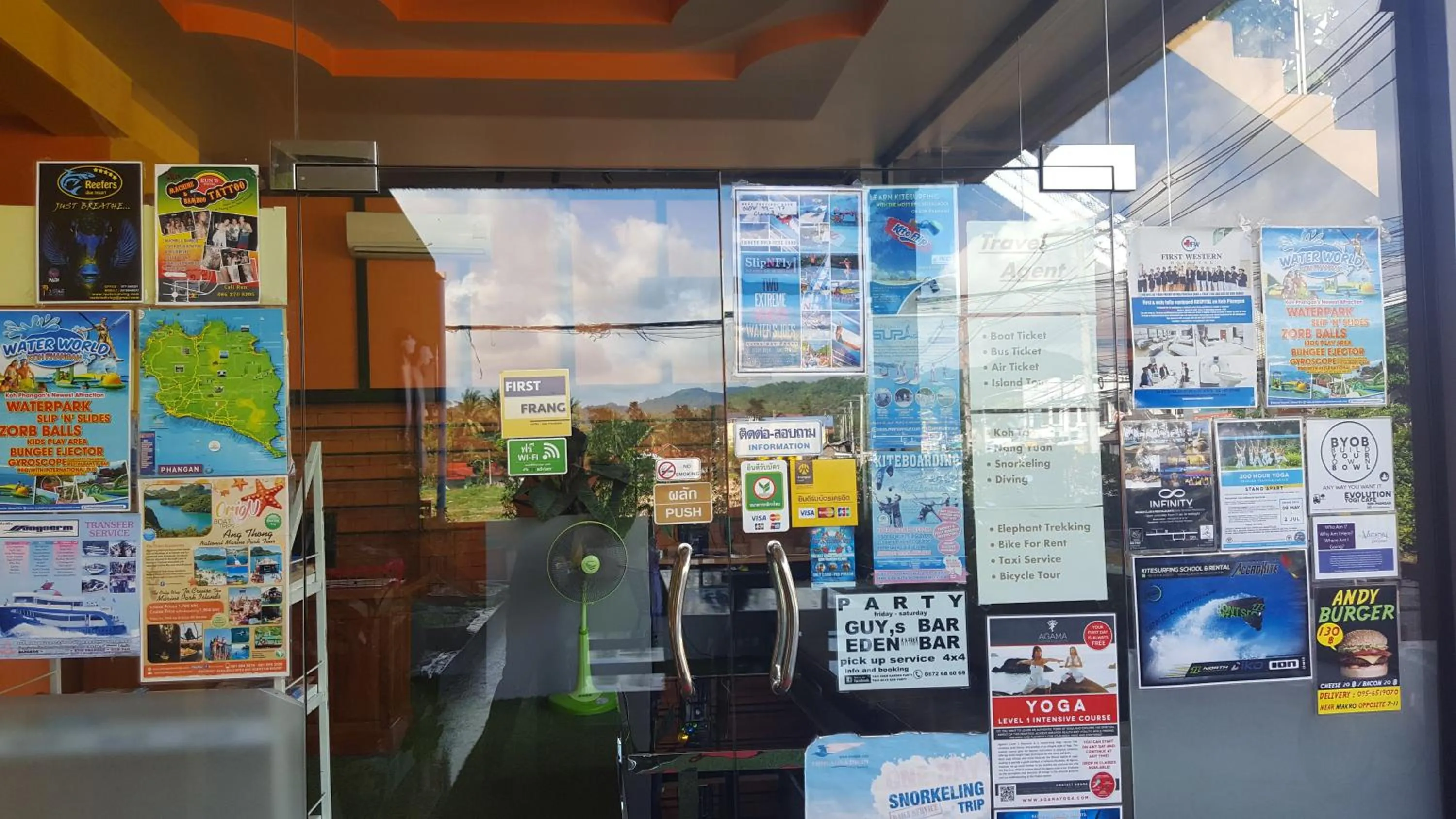 Lobby or reception in First and Frang Hotel - Koh Phangan