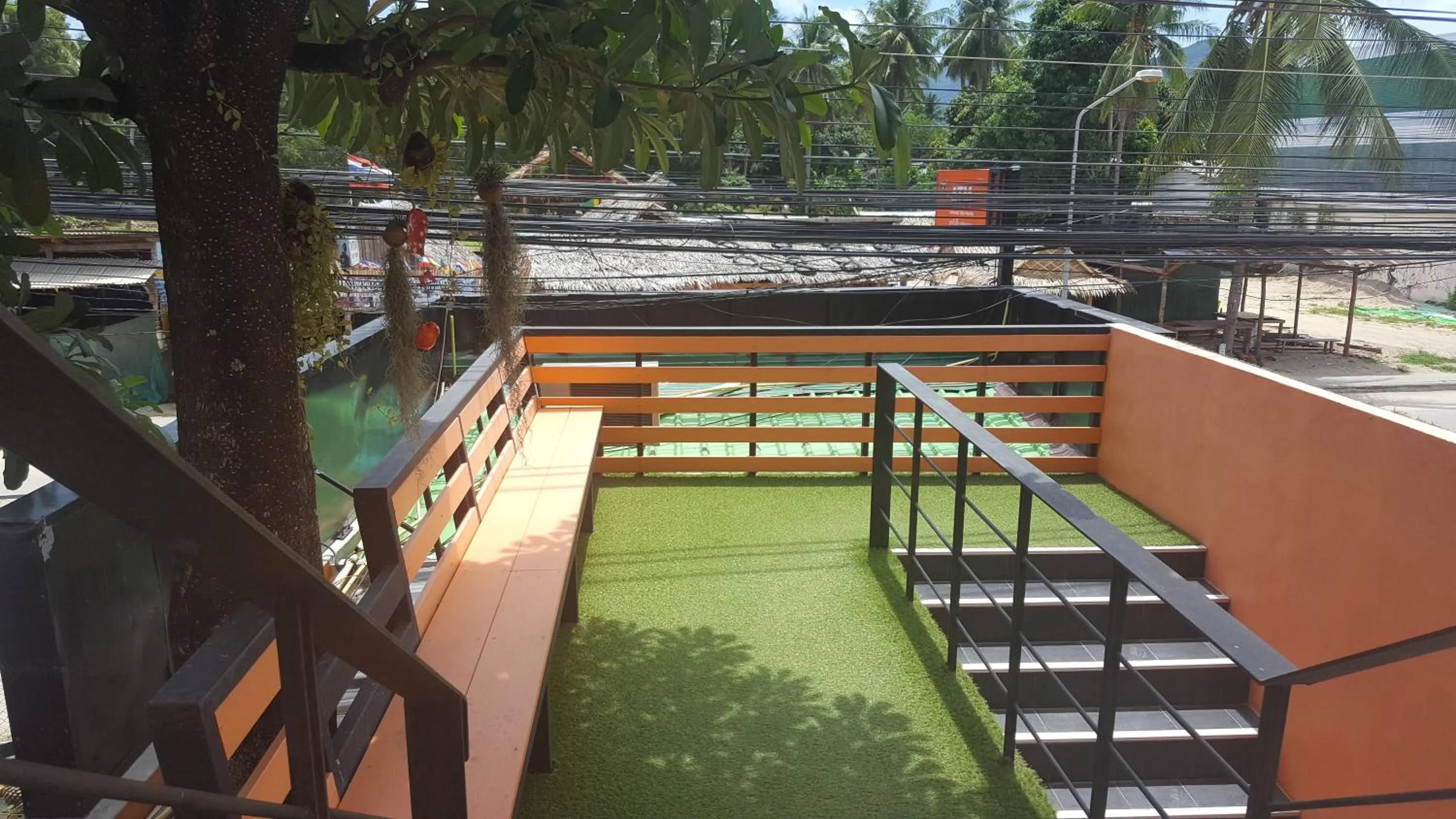 Balcony/Terrace in First and Frang Hotel - Koh Phangan