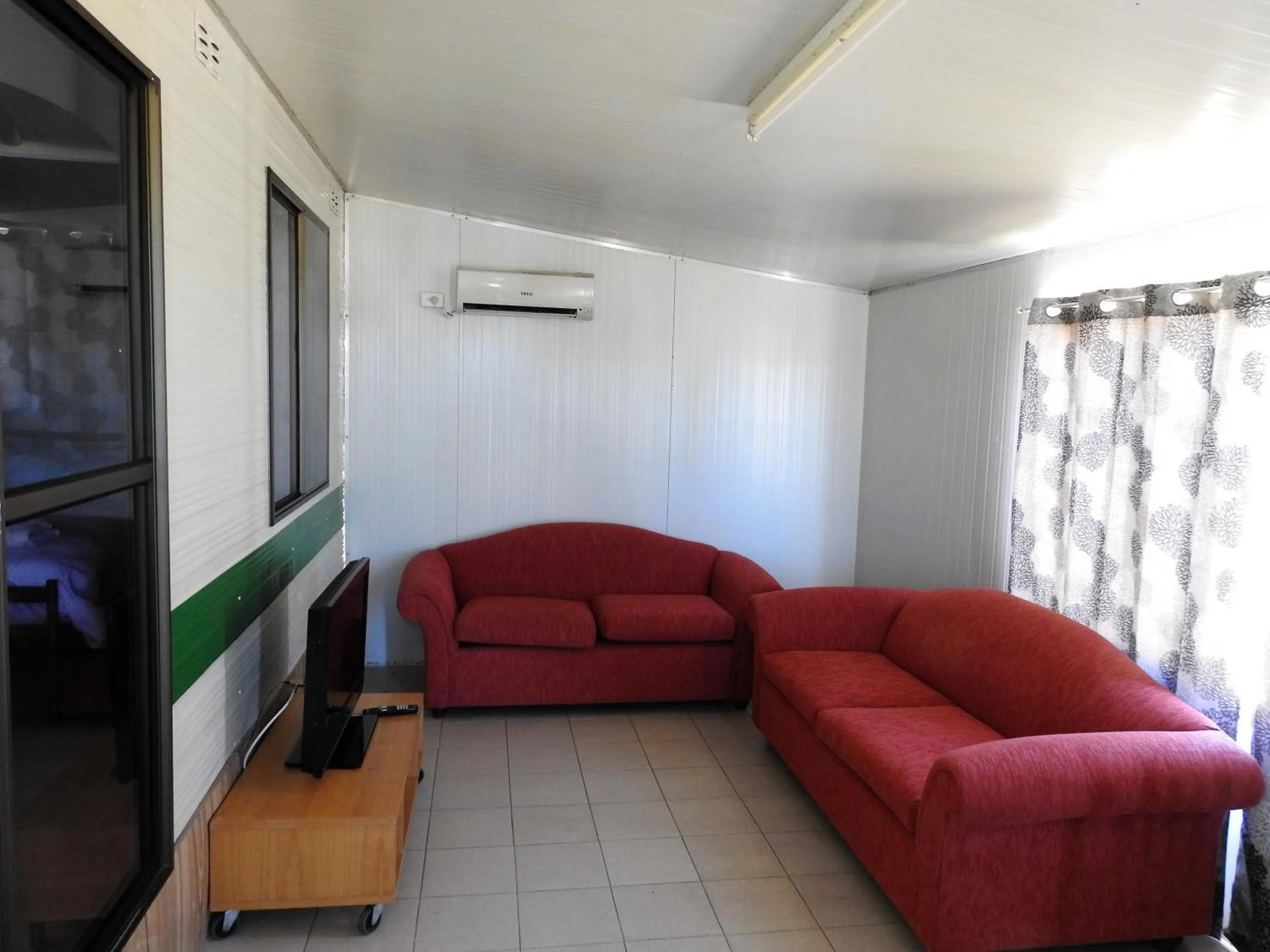 Living room in Twin Waters Caravan Park