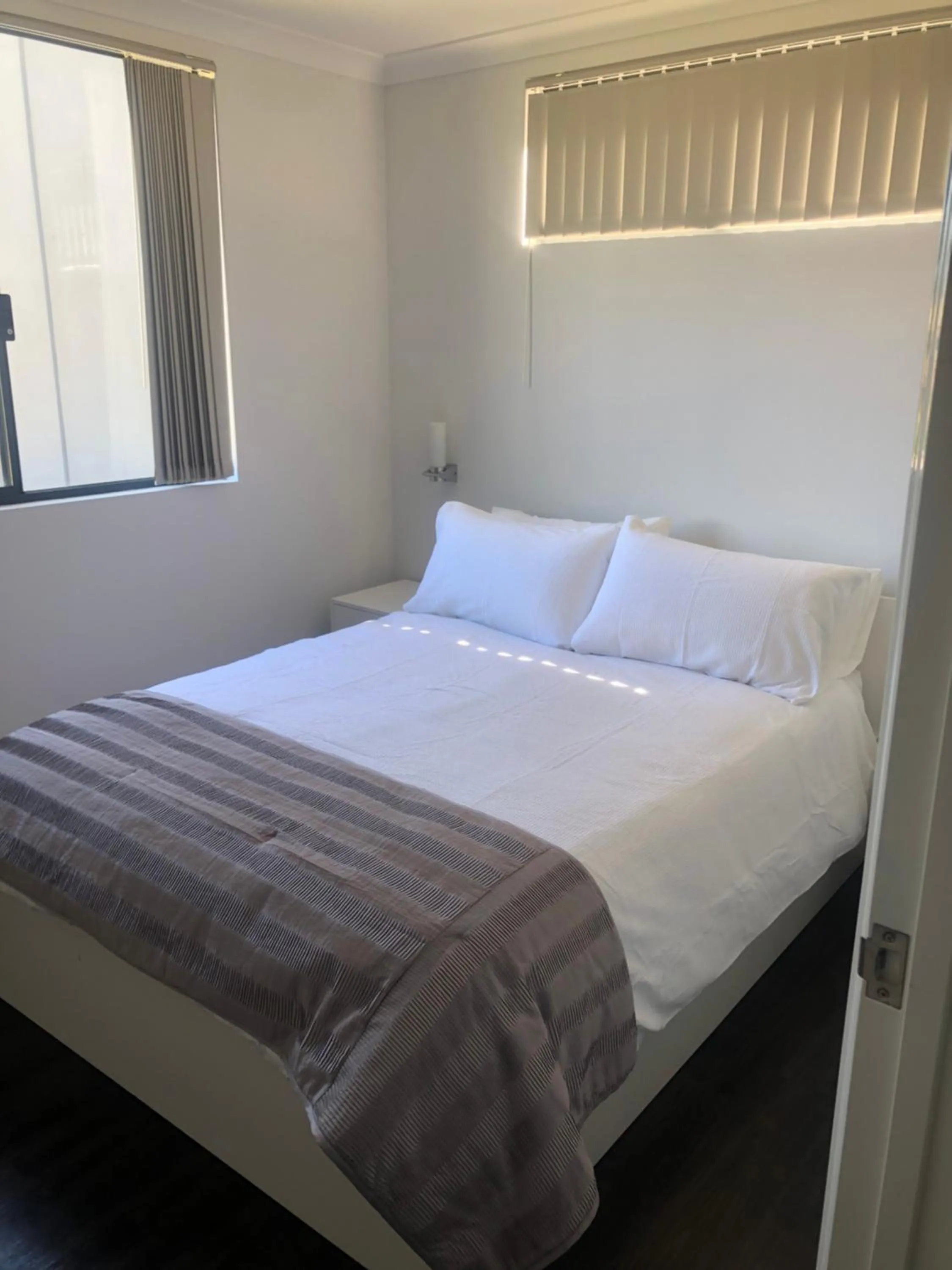 Bed in Twin Waters Caravan Park