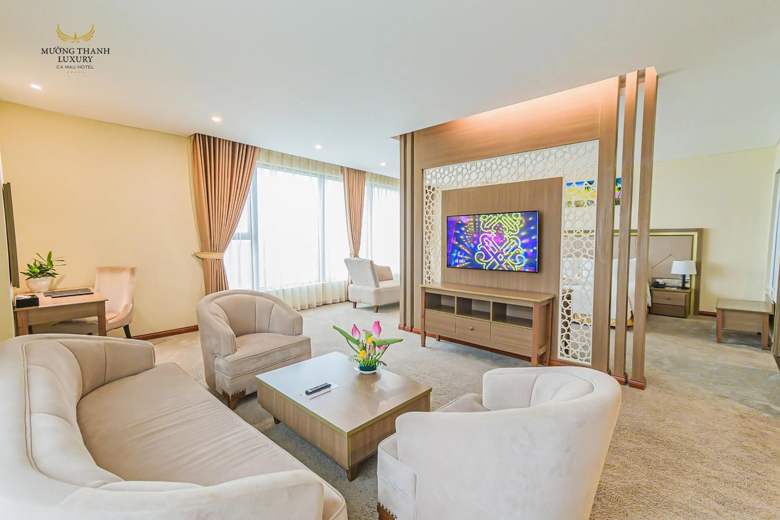 Photo of the whole room in Muong Thanh Luxury Ca Mau Hotel