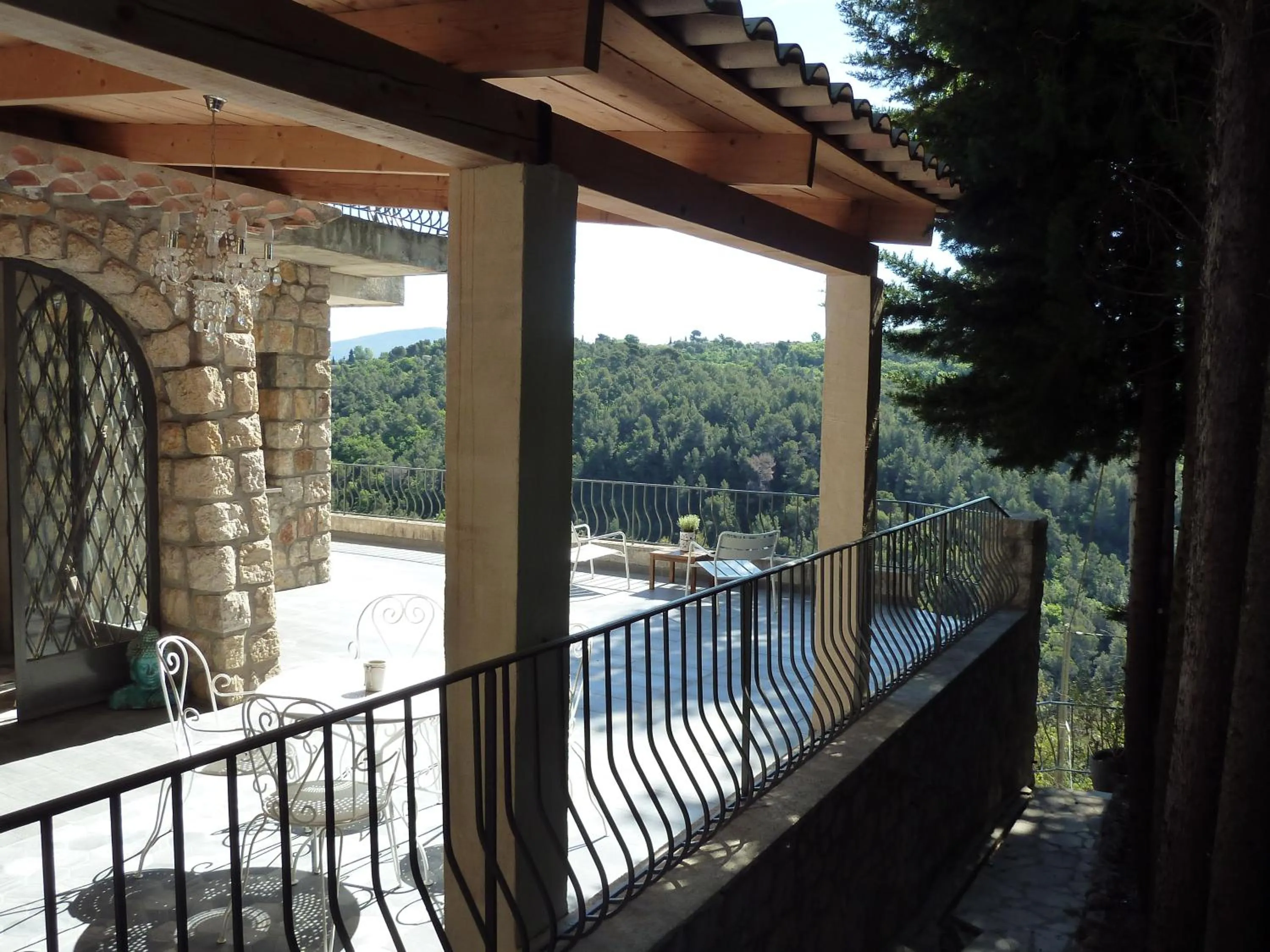 Patio in Au Pied des Baous