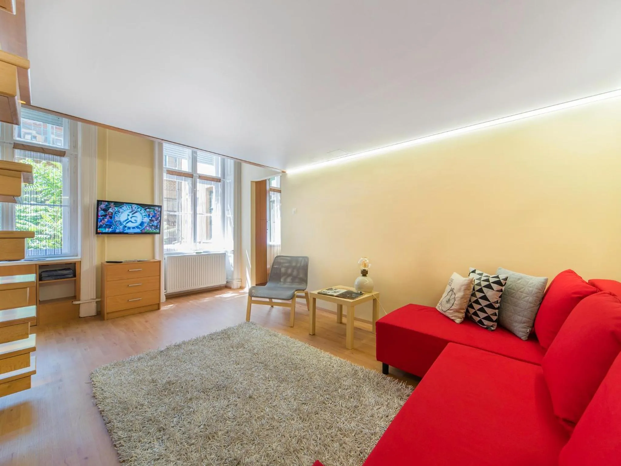 Living room in Central Budapest Vadász Street