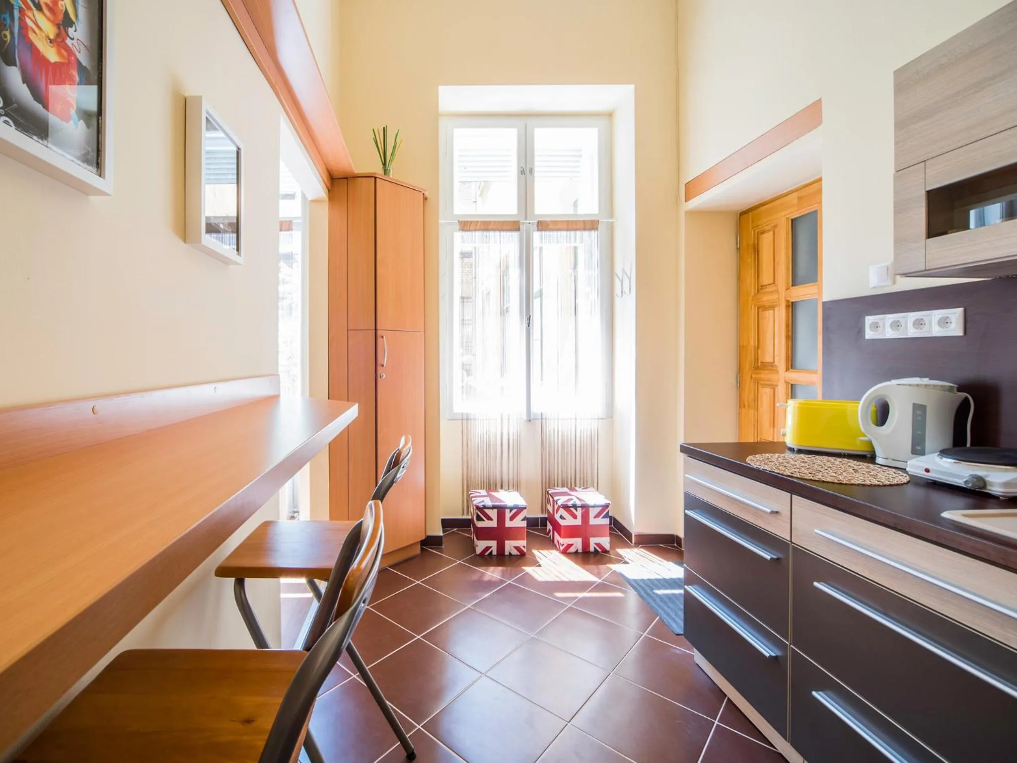 Kitchen or kitchenette in Central Budapest Vadász Street