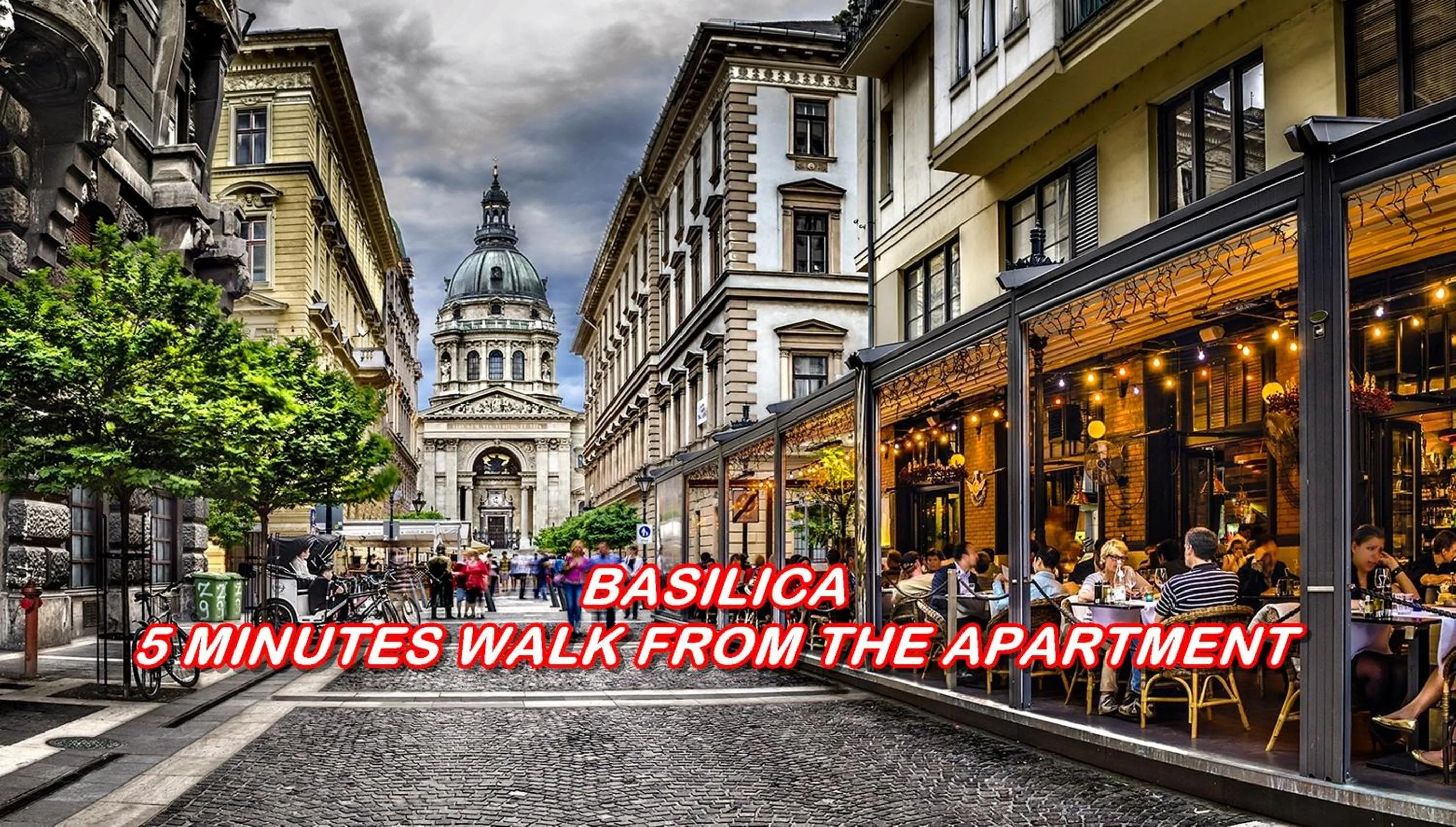 Nearby landmark in Central Budapest Vadász Street