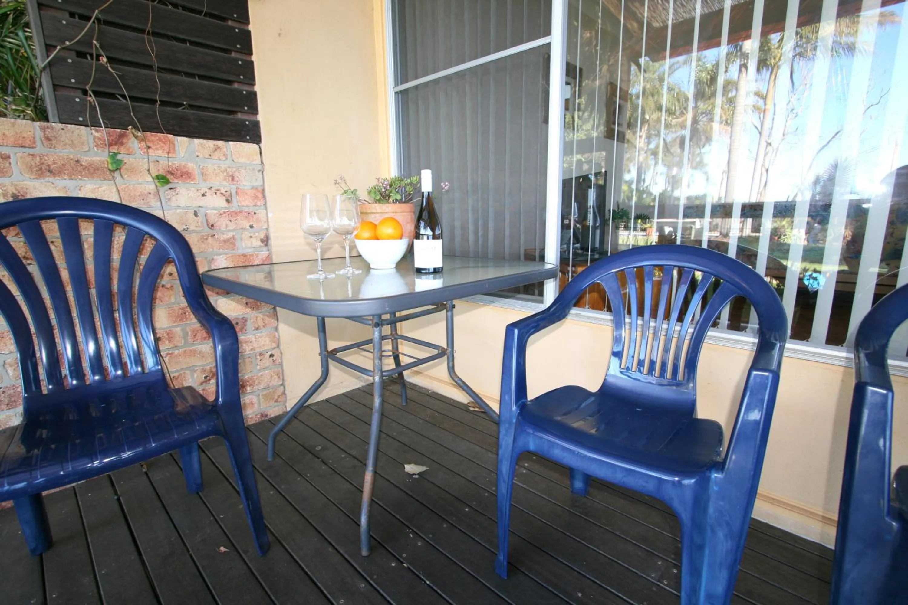 Patio in Lake Edge Apartments