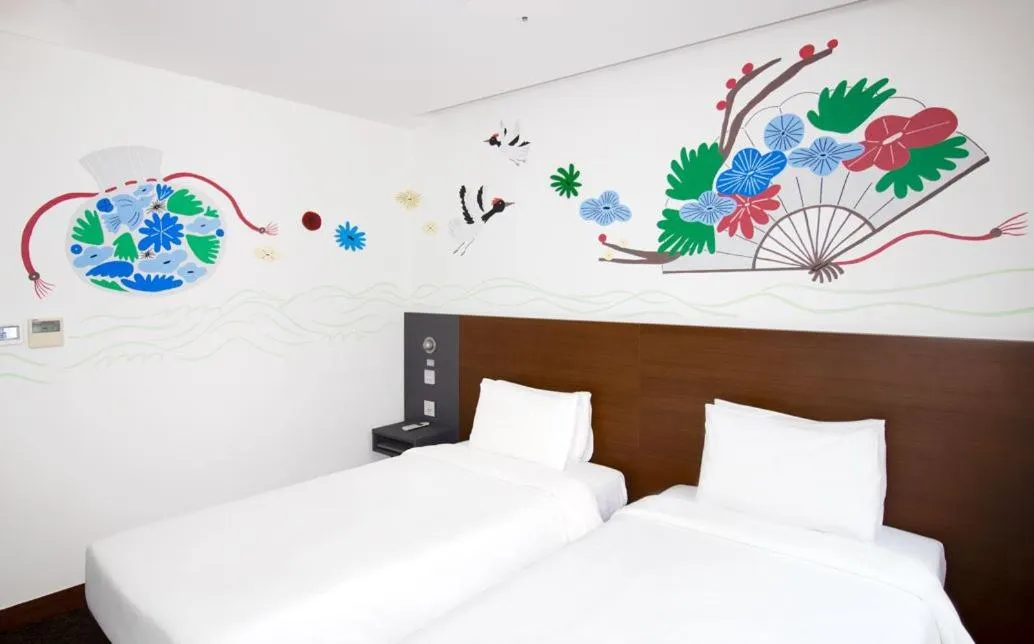 Bed in Hotel Skypark Kingstown Dongdaemun
