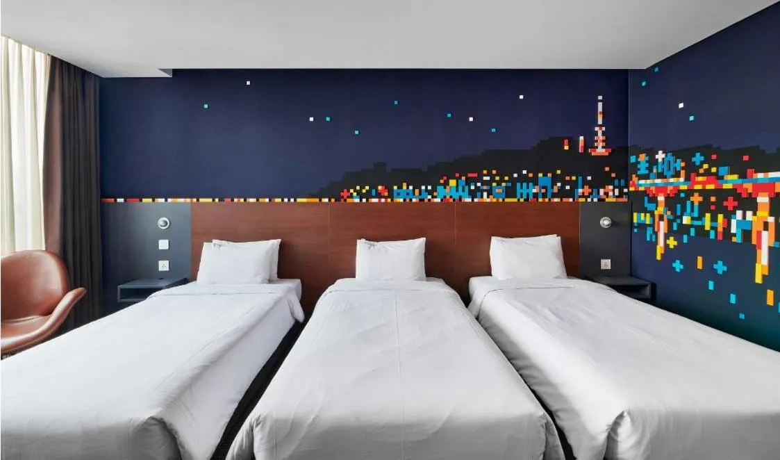 Bed in Hotel Skypark Kingstown Dongdaemun