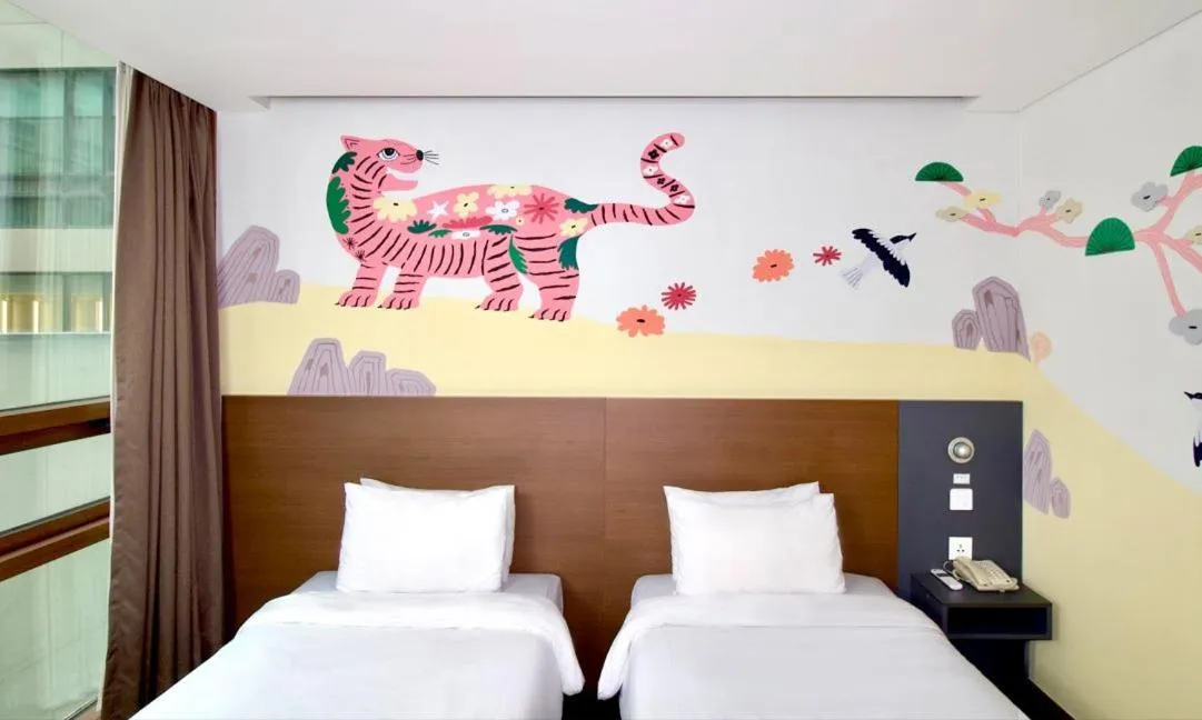 Bed in Hotel Skypark Kingstown Dongdaemun