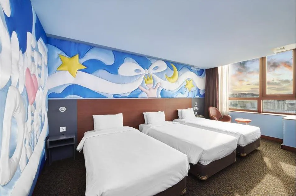 Bedroom, Bed in Hotel Skypark Kingstown Dongdaemun