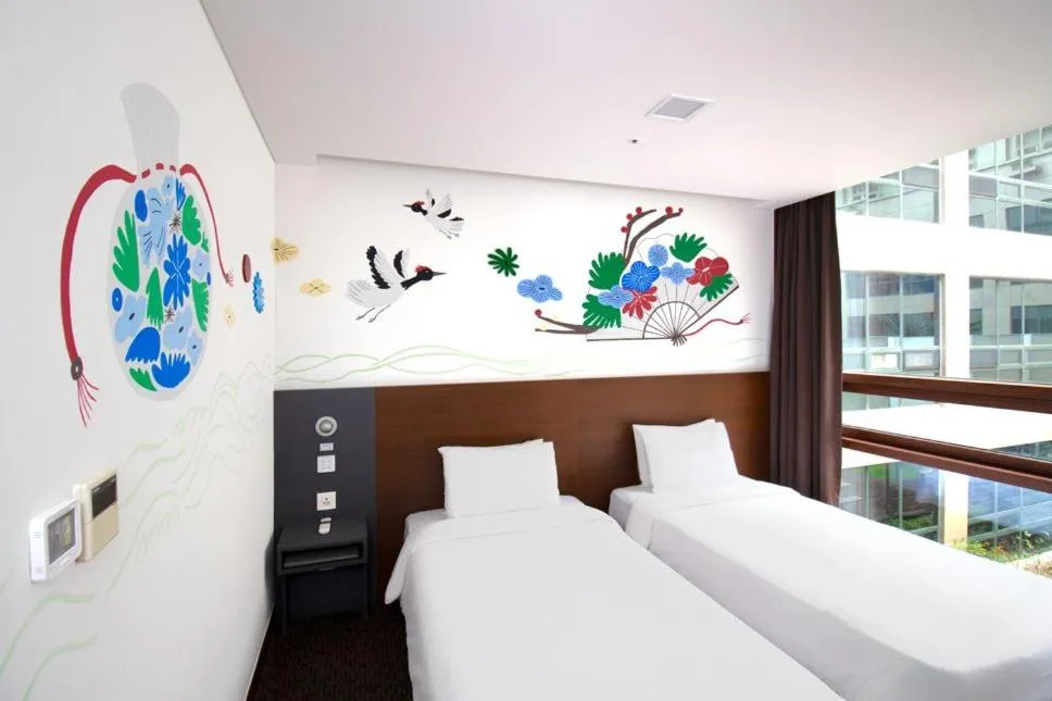 Bed in Hotel Skypark Kingstown Dongdaemun