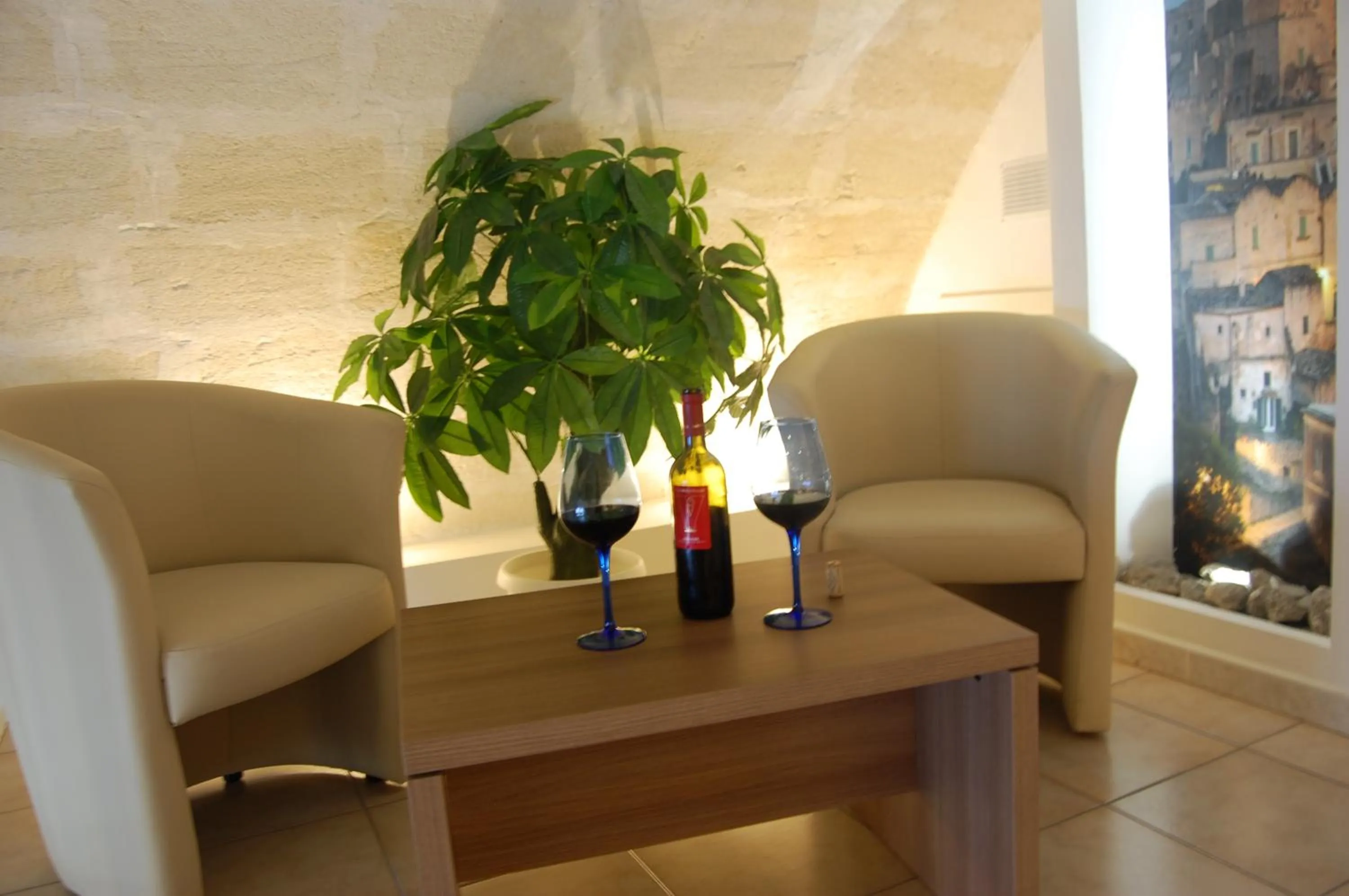 Seating area in Antica Mateola