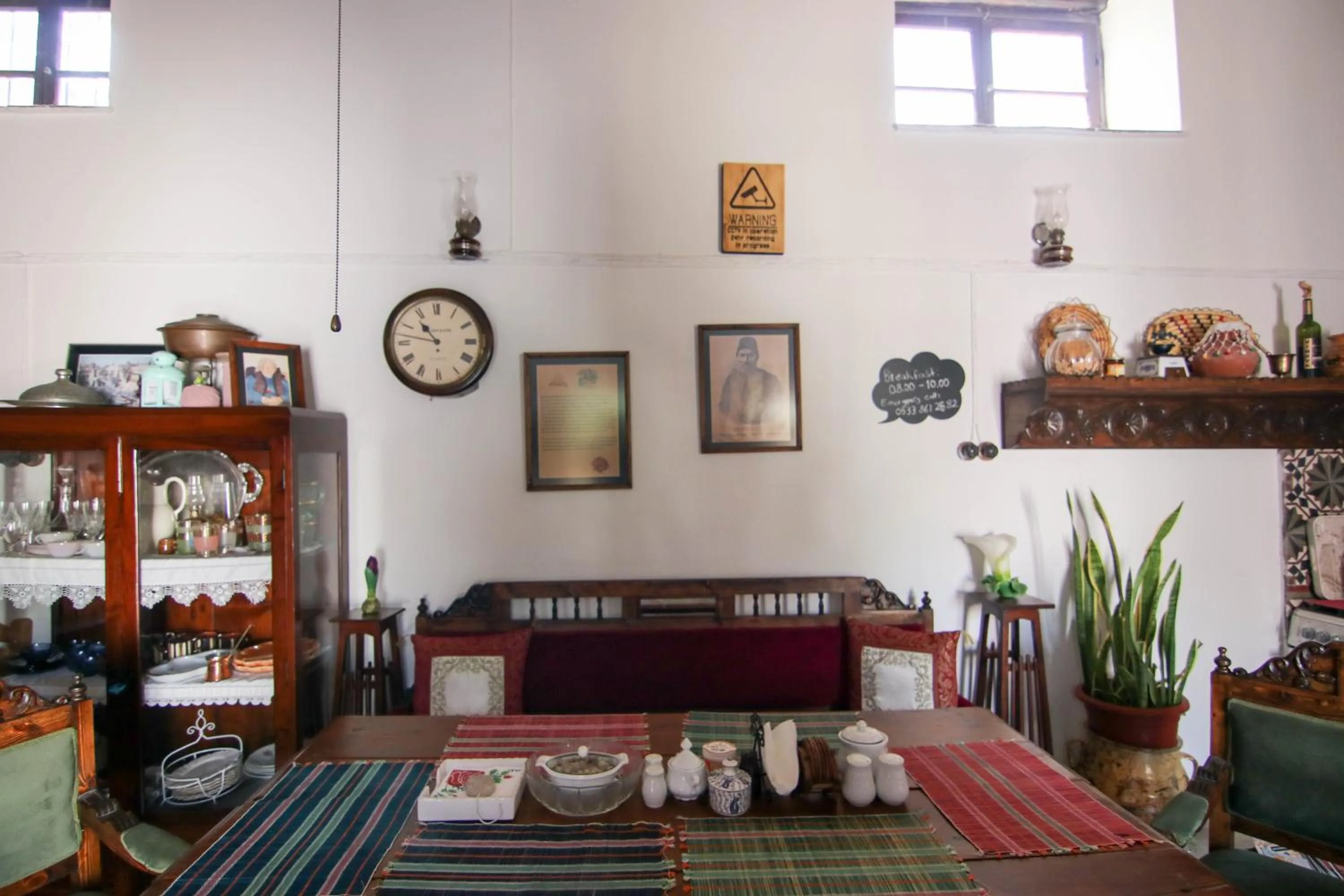 Communal kitchen in Gul Hanim House Boutique Hotel