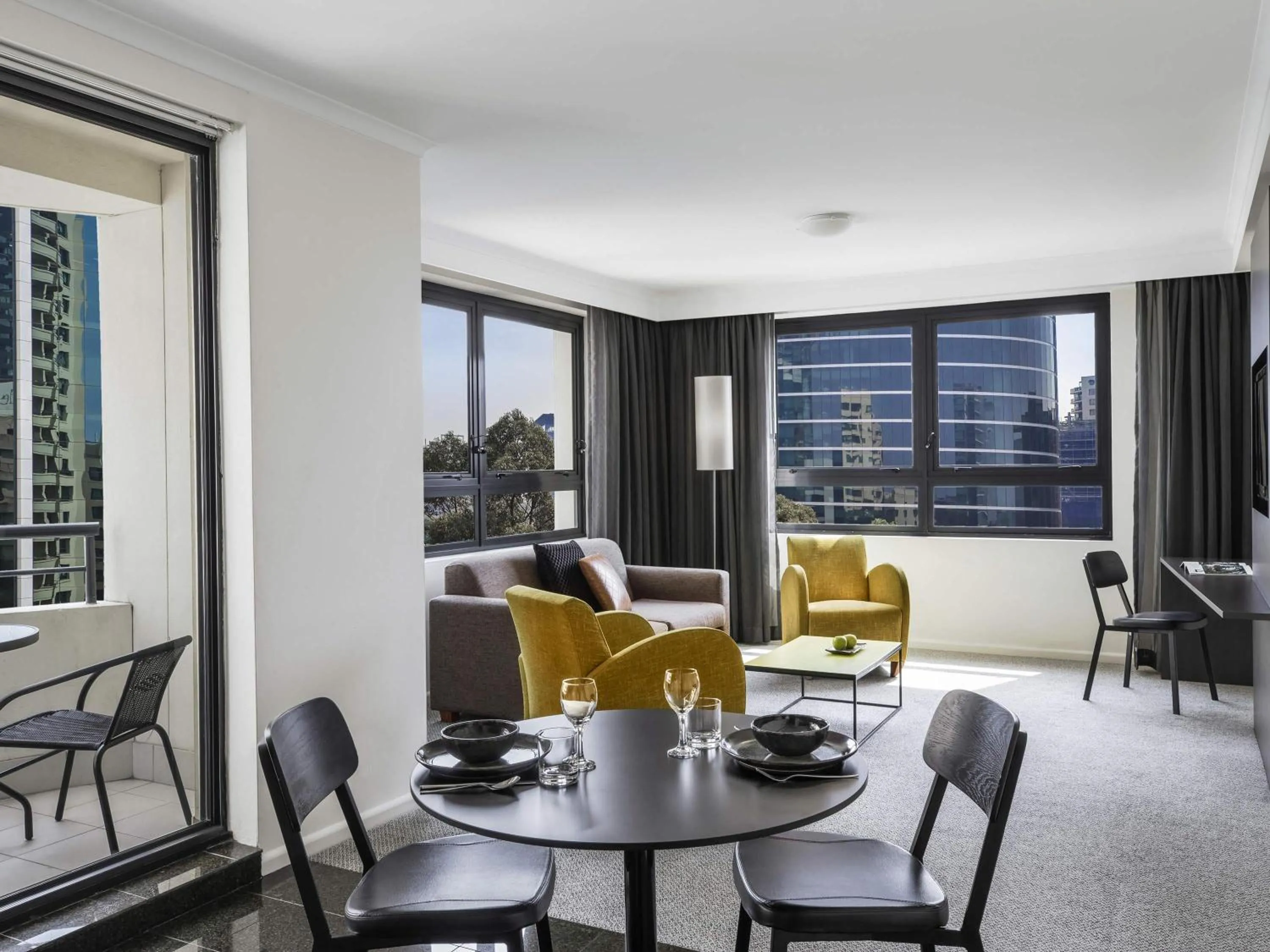 Bedroom in Mantra Parramatta