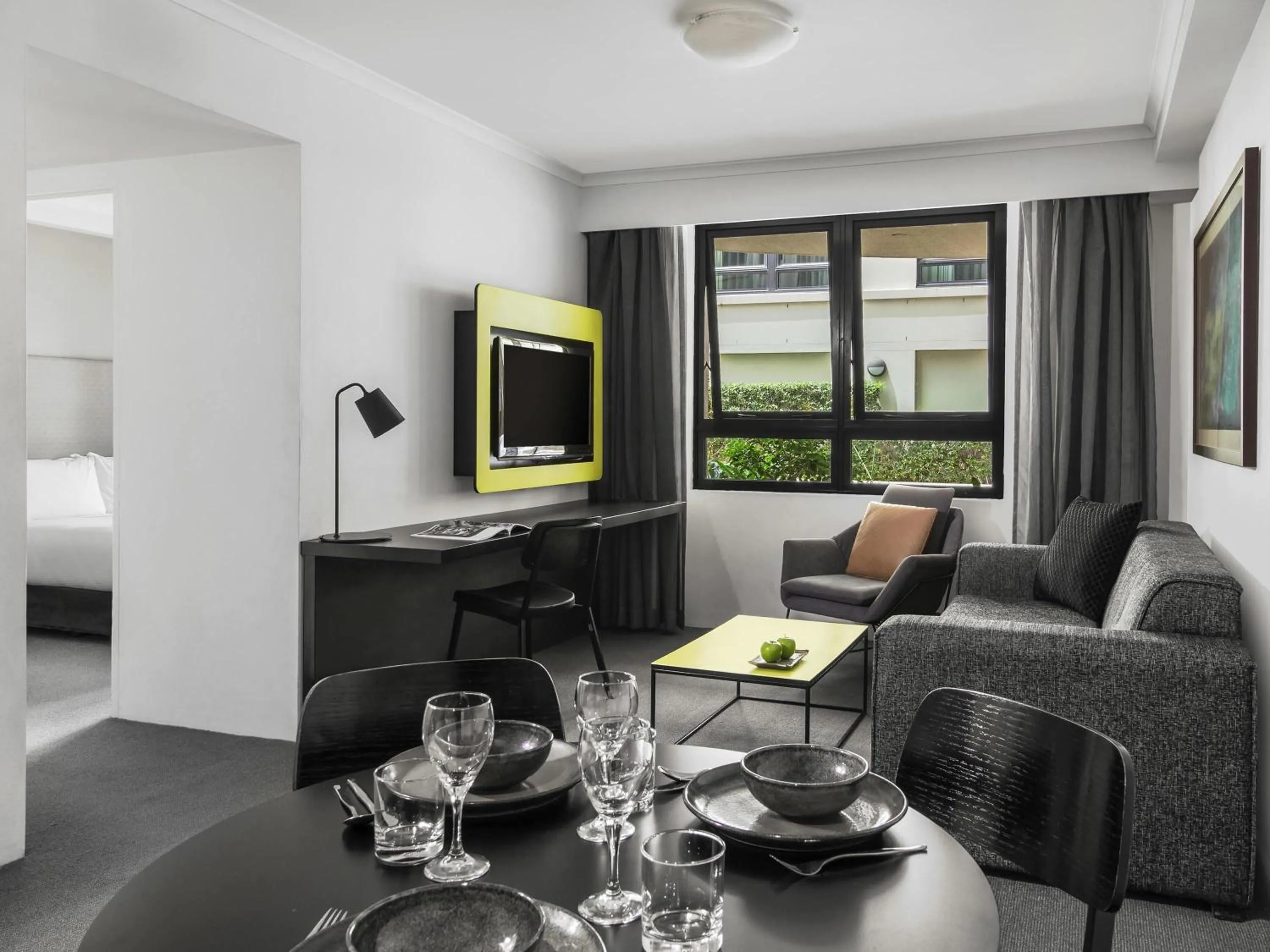 Bedroom in Mantra Parramatta