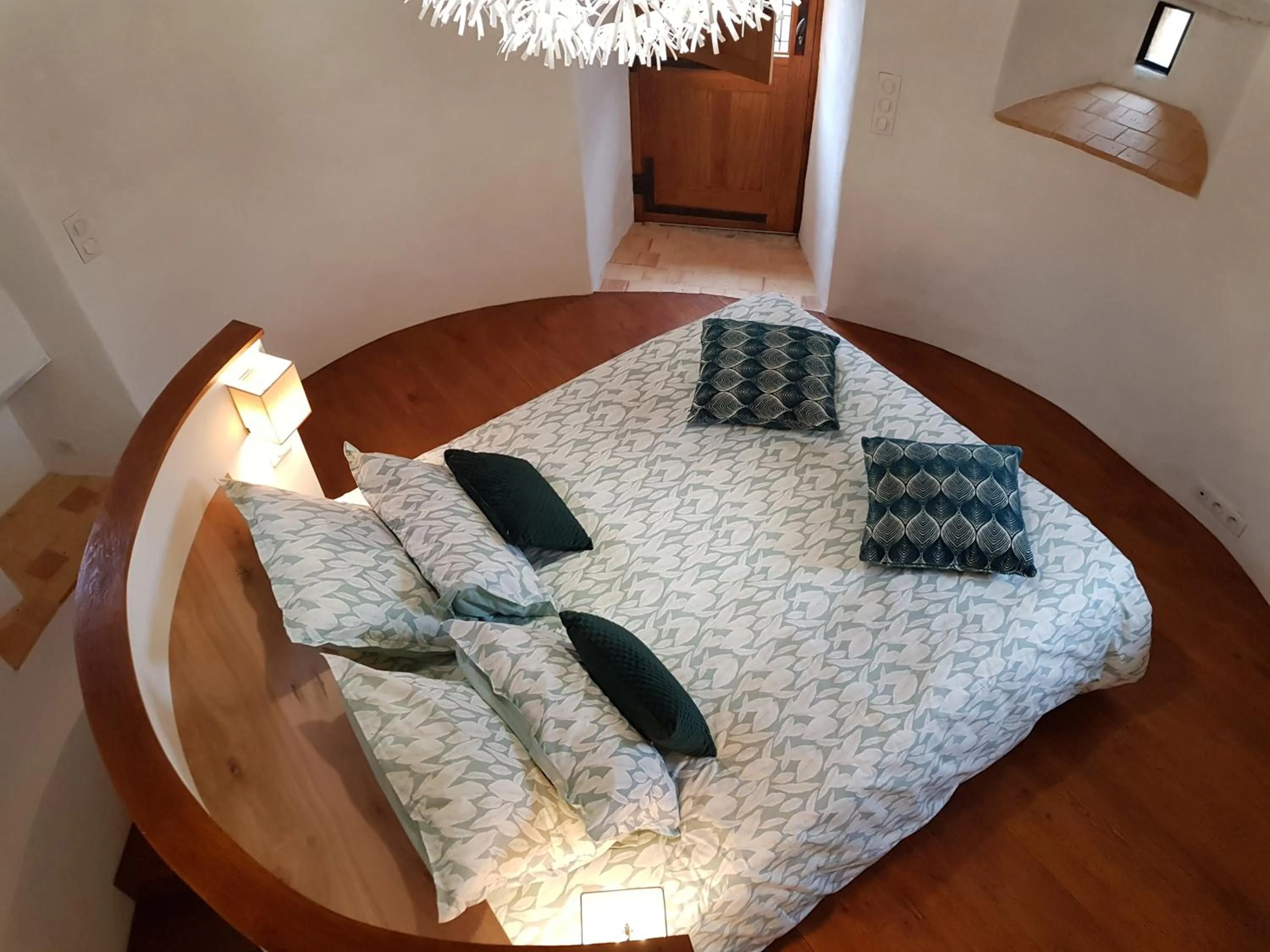 Bed in Logis de la Helberdière