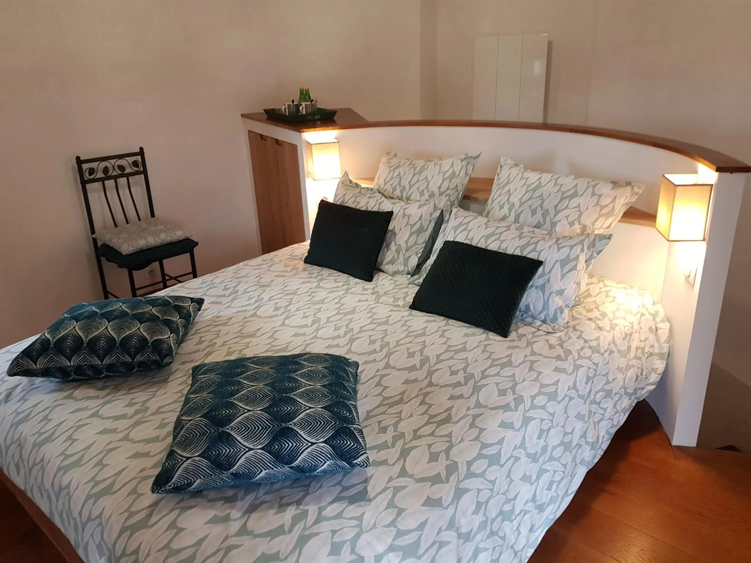 Bed in Logis de la Helberdière