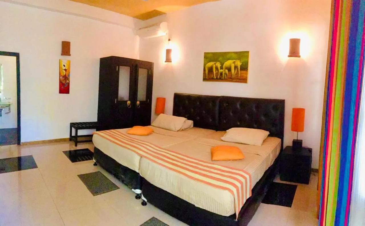 Bed in Flower Garden Eco Village