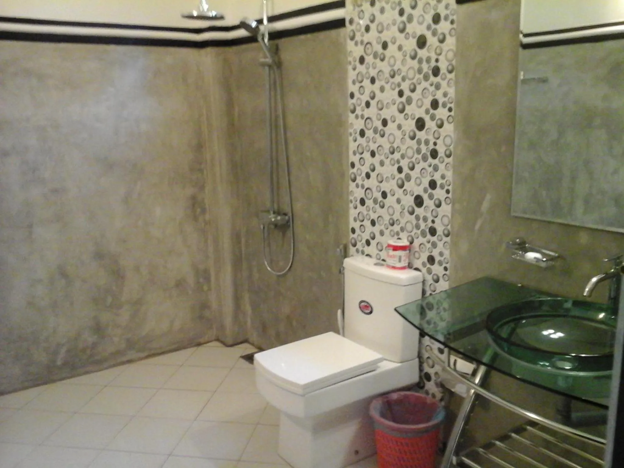 Shower in Flower Garden Eco Village