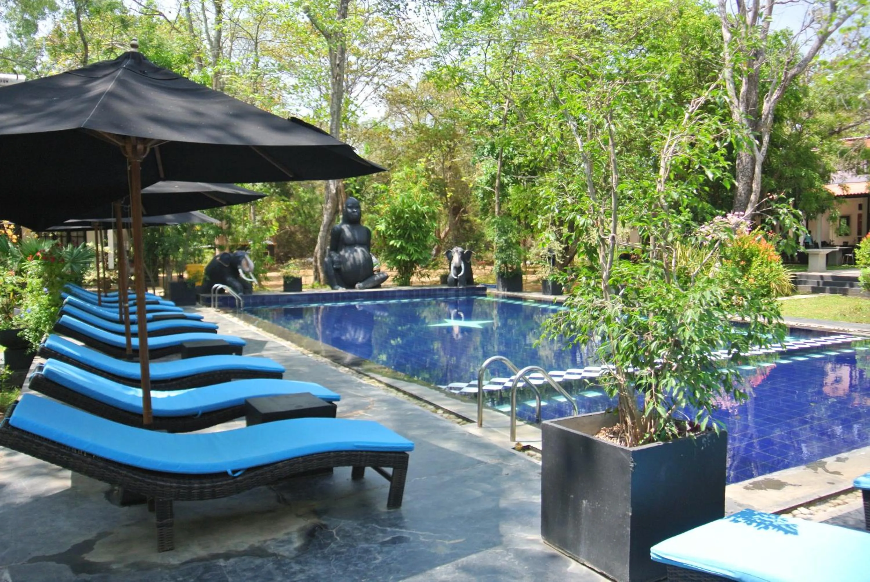 Swimming pool in Flower Garden Eco Village