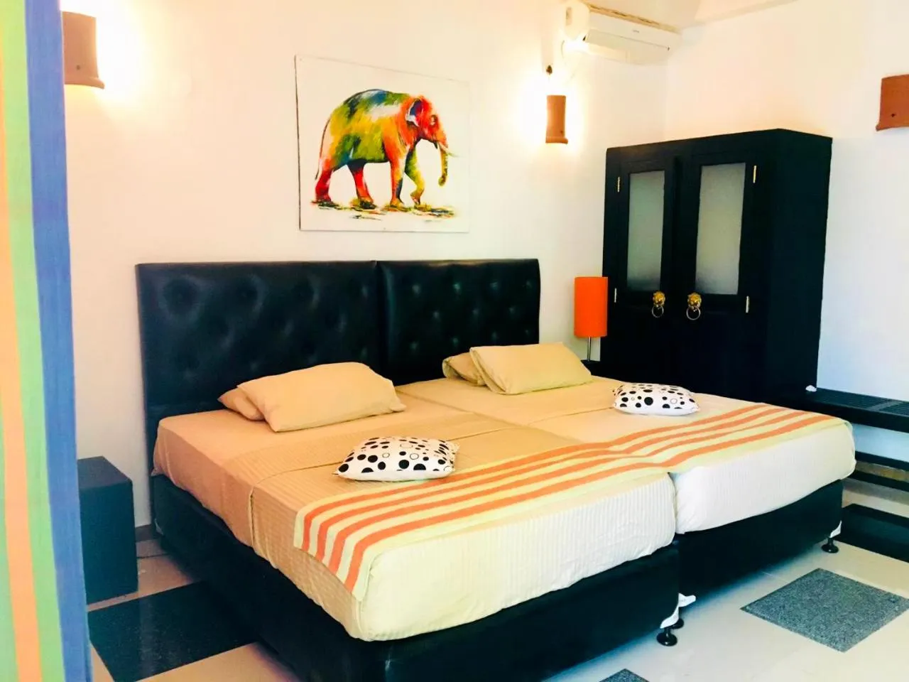 Bed in Flower Garden Eco Village