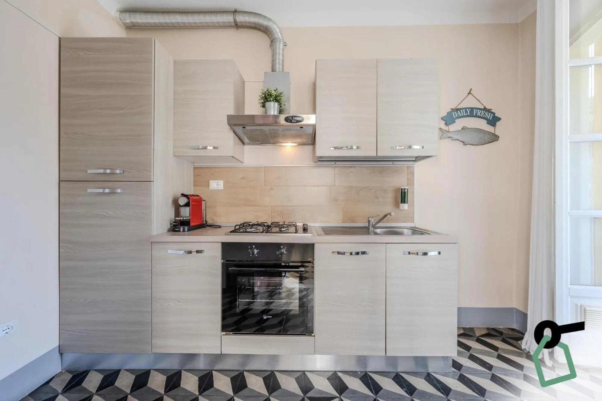 Kitchen or kitchenette in HOTIDAY Apartment Collection - Lerici Terrediliguria