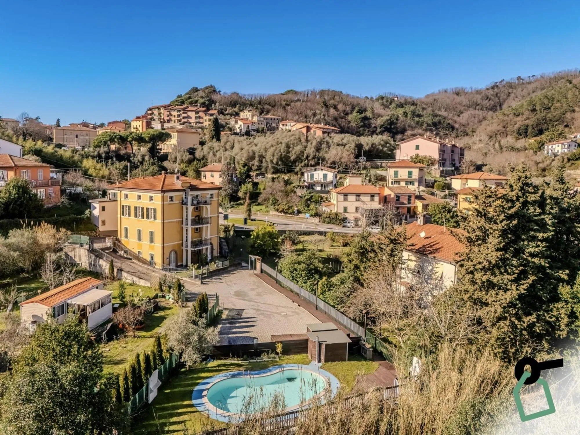 Bird's eye view in HOTIDAY Apartment Collection - Lerici Terrediliguria