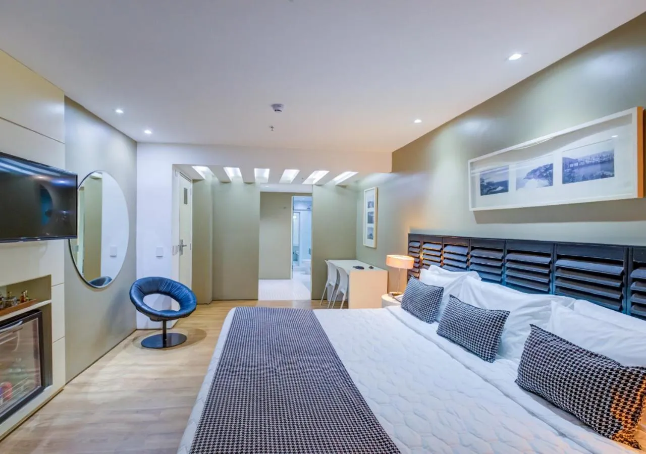 Bed in Rio Design Copacabana Hotel