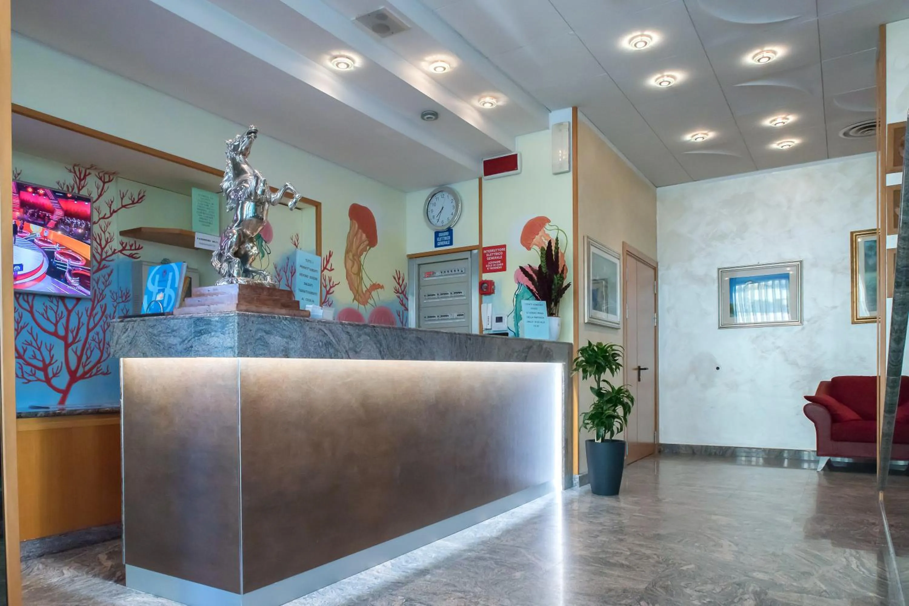 Lobby or reception in Hotel Soraya