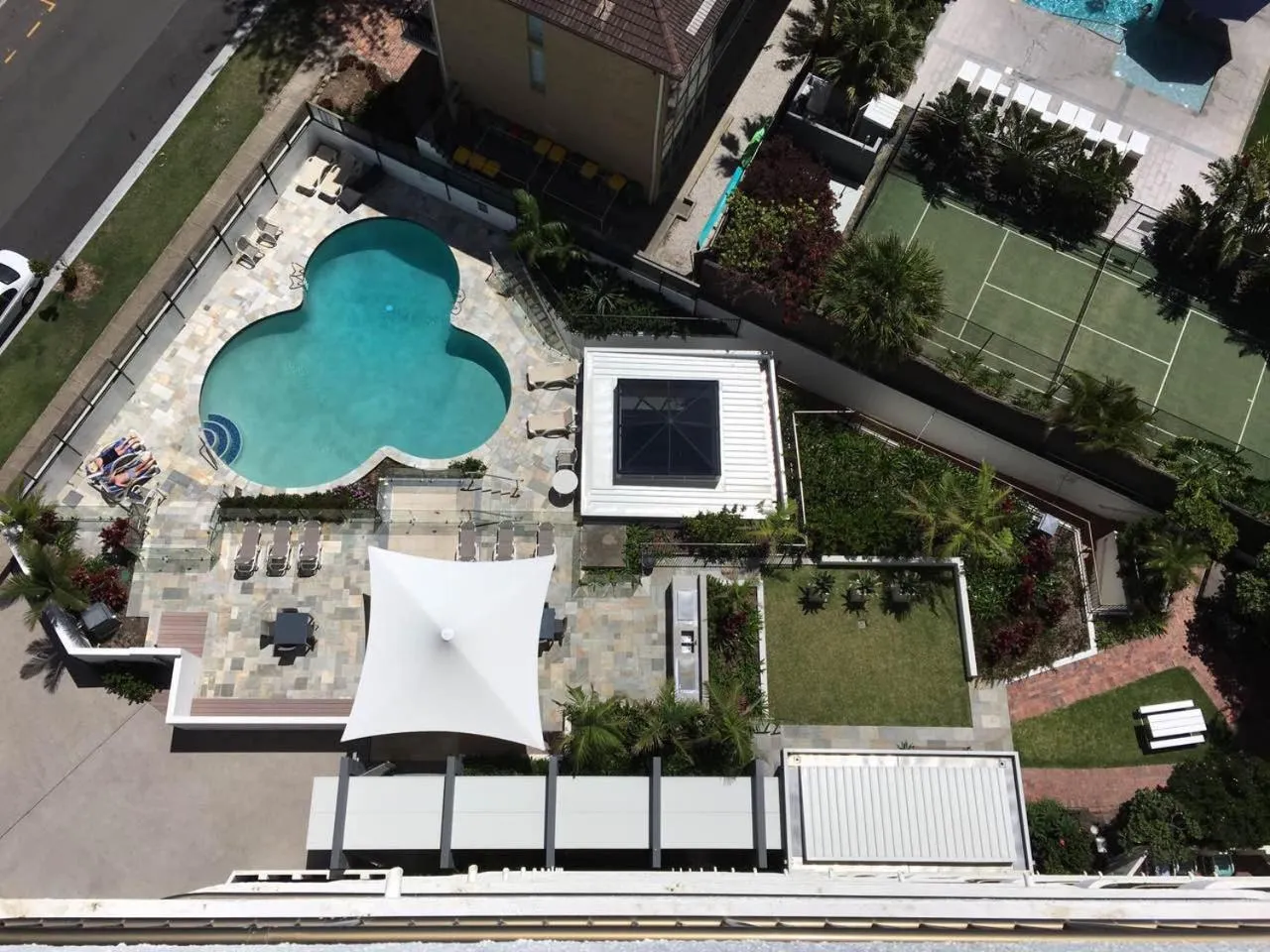 Bird's eye view in Ocean Royale