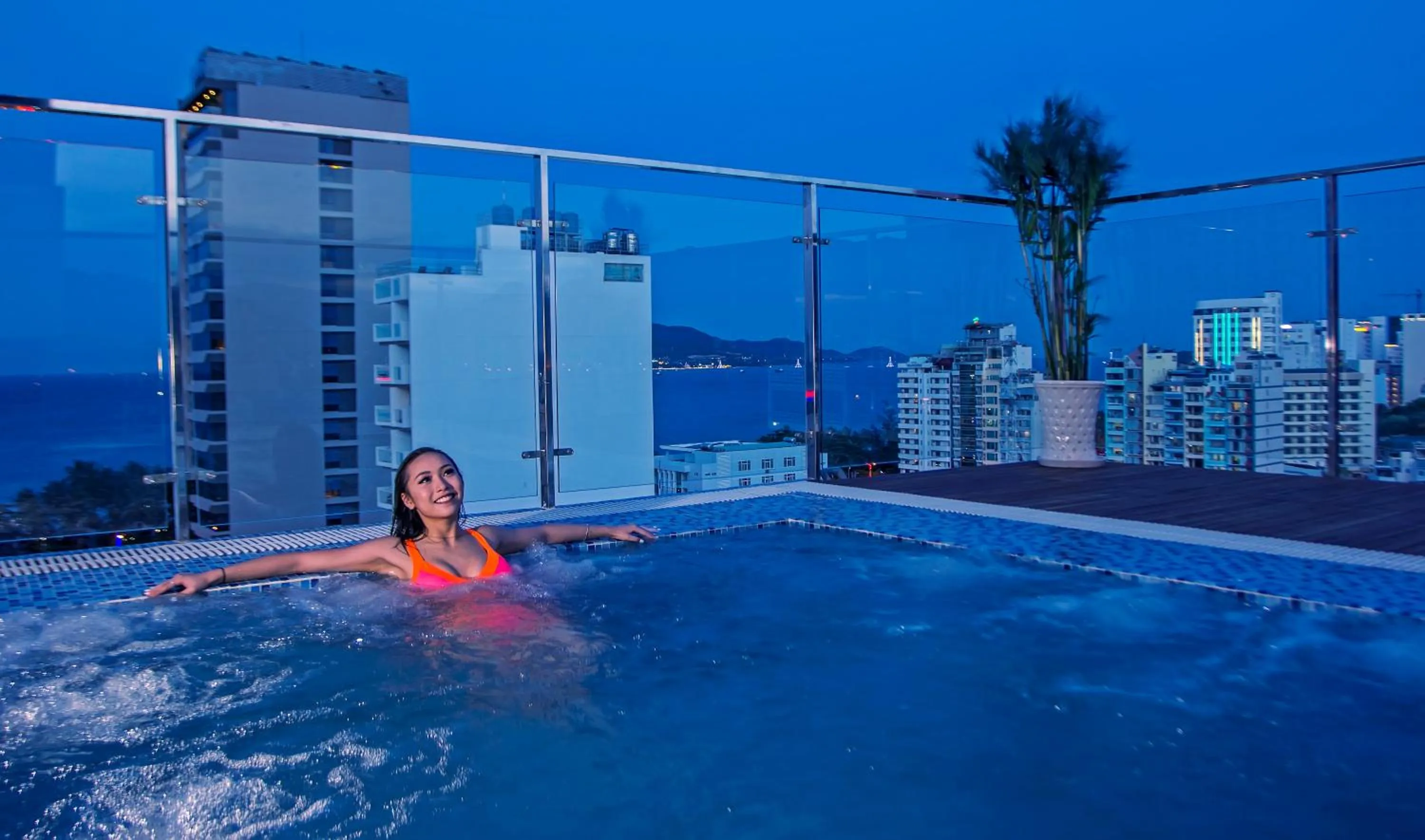Swimming pool in Aroma Nha Trang Boutique Hotel