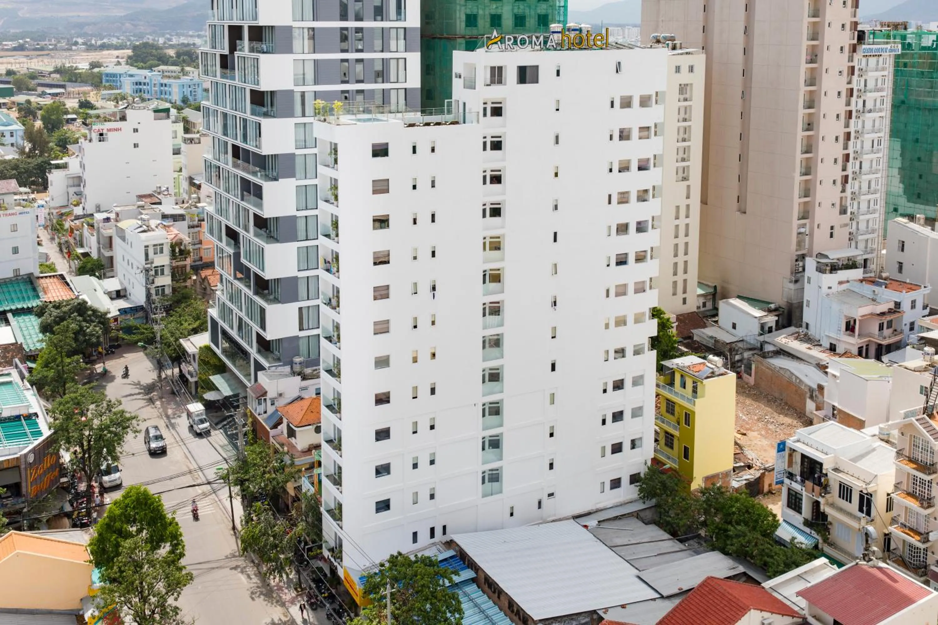 Bird's eye view in Aroma Nha Trang Boutique Hotel